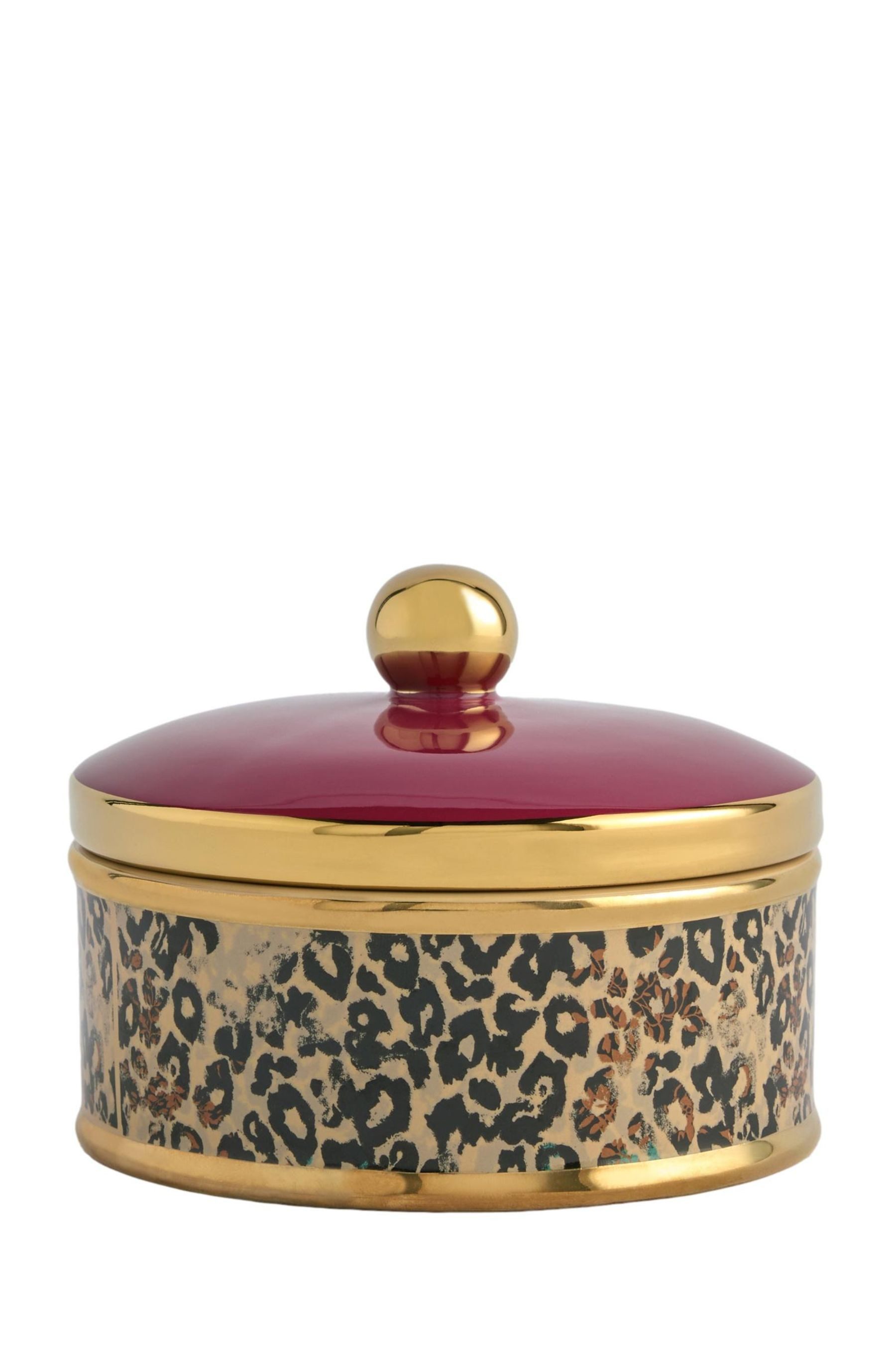 Next Dekoschale Keramik-Schmuckdose mit Leopardenmuster
