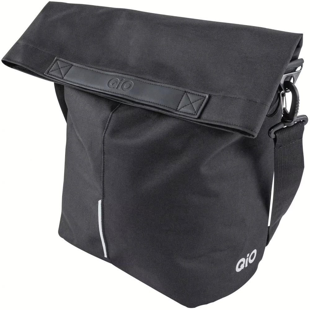 QiO Fahrradtasche QIO Einzeltasche Gabriel - Hook-On Haken - 14 bis 16 Liter - wasserabw
