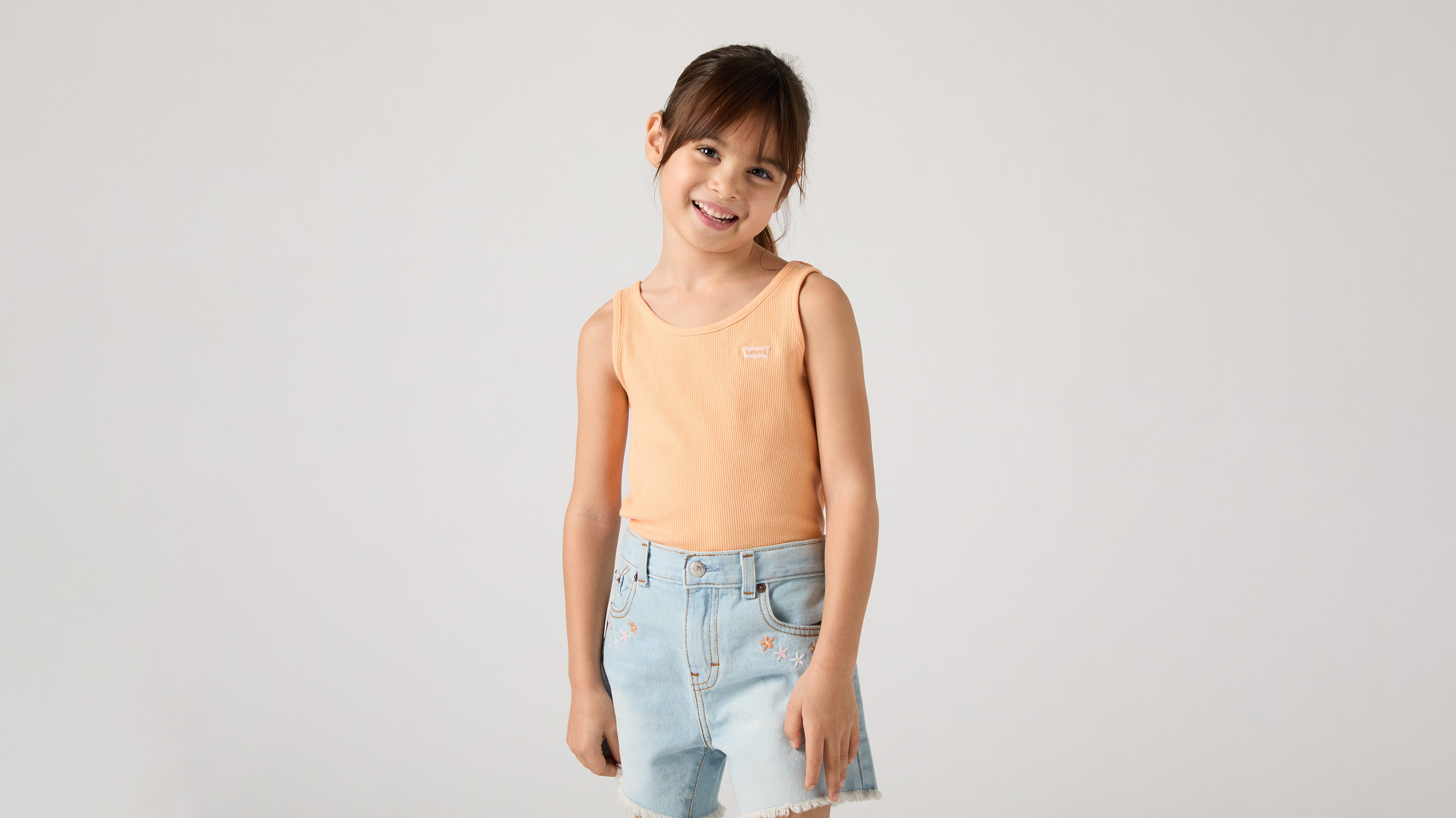Levi's® Kids Ripptanktop LVG MEET AND GREET RIBBED TANK for GIRLS