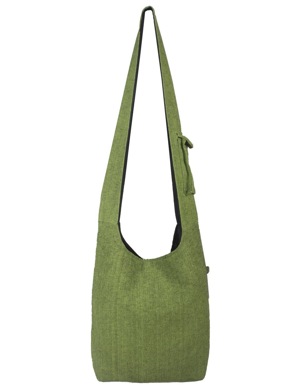 Vishes Shopper Umhängetasche mit aufgestickter Spirale, günstig online kaufen