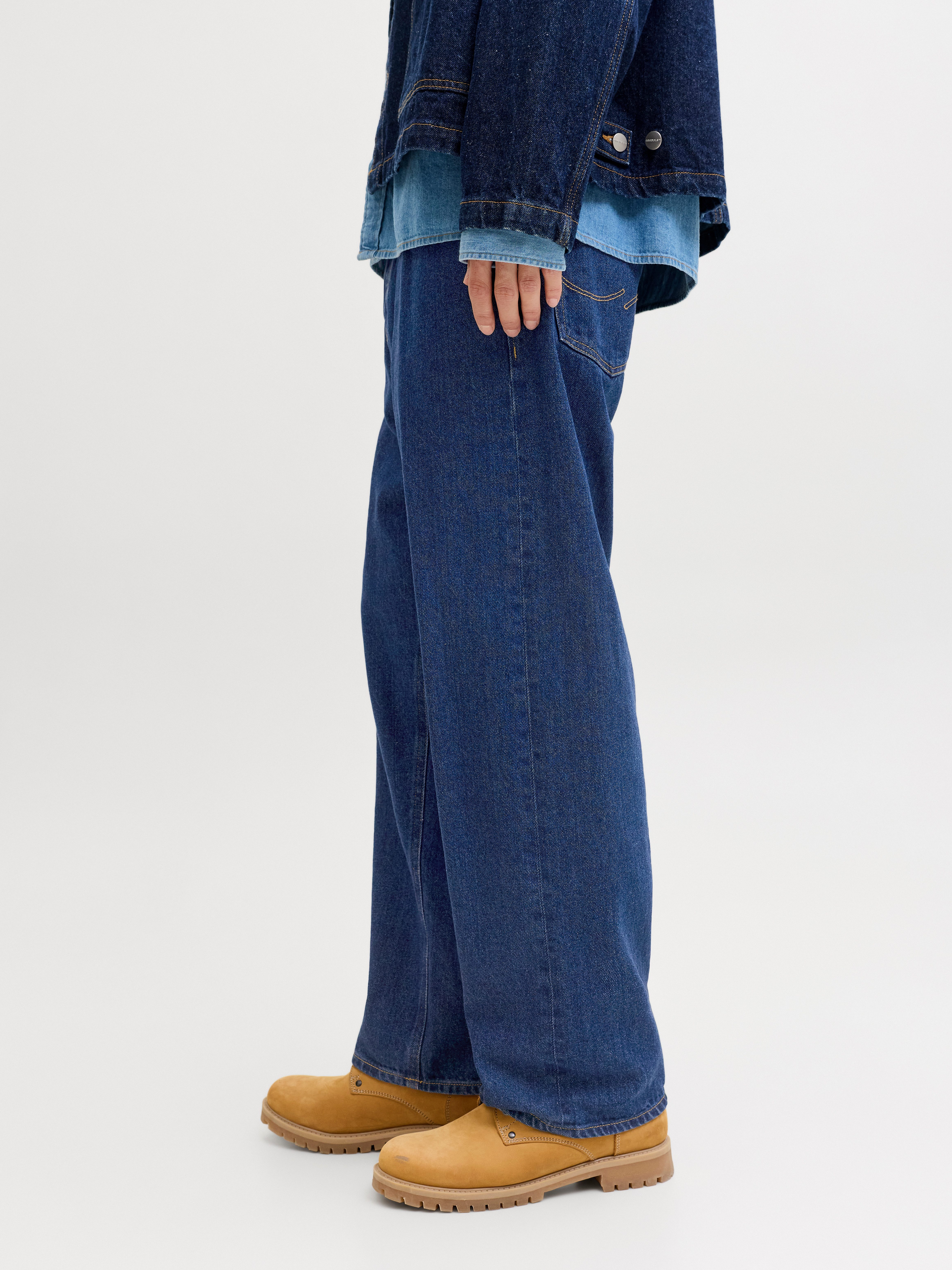 Jack & Jones Relax-fit-Jeans JJIALEX JJORIGINAL SQ 738 Baumwolle, baggy fit