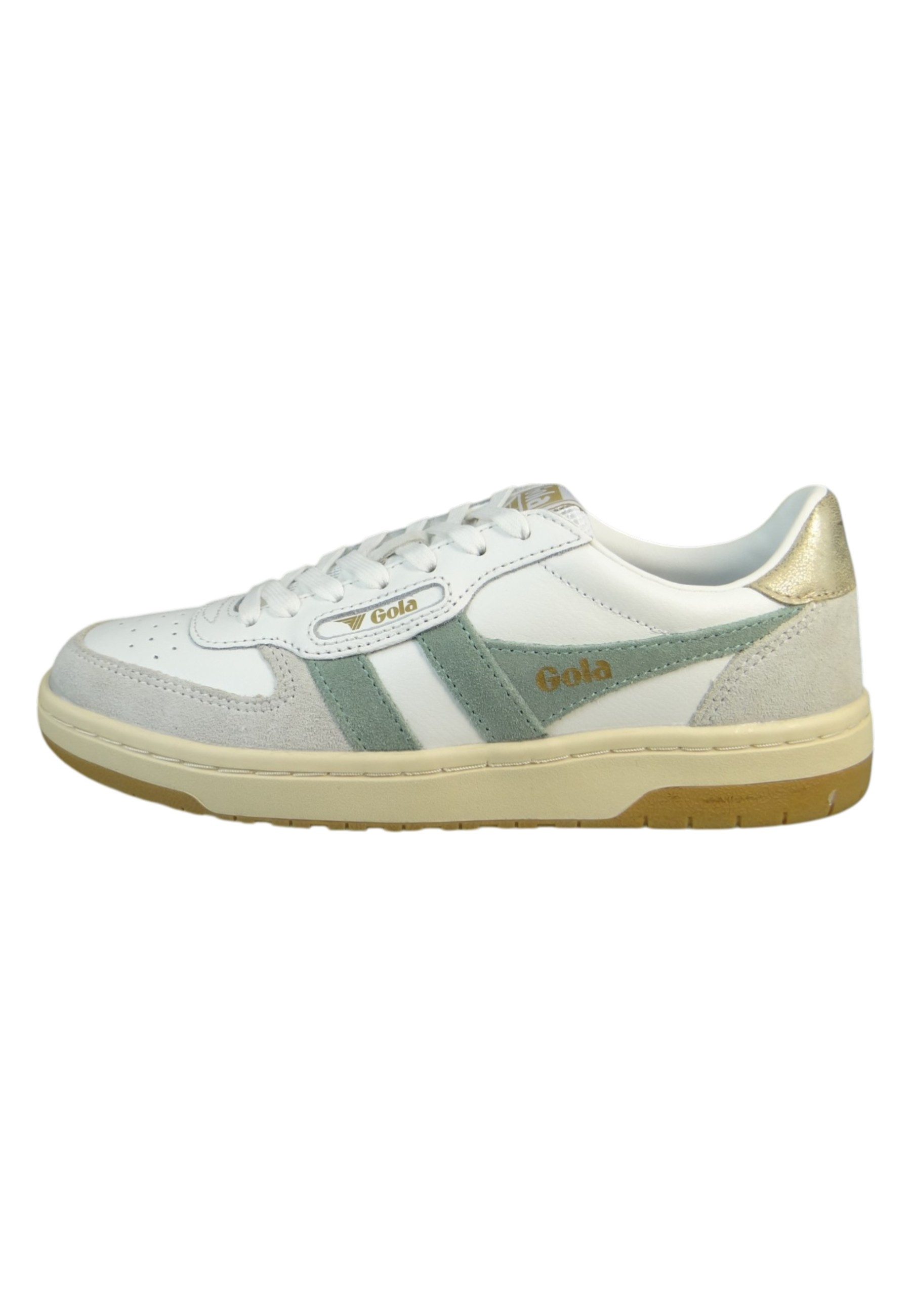 Gola CLB336 NY White/Green Mist/Gold Sneaker