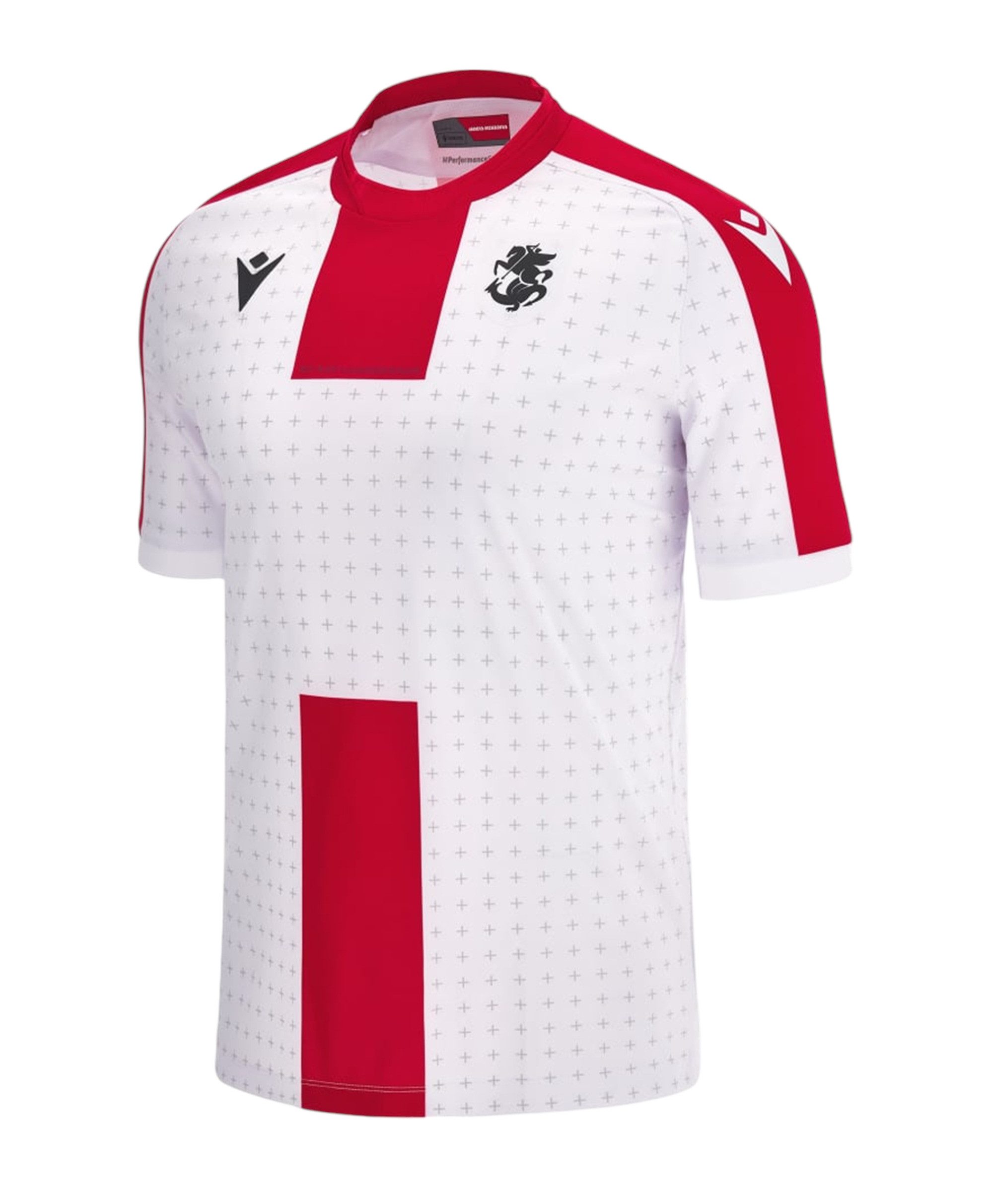 Macron Fußballtrikot Macron GFF Georgien Trikot Home EM 2024 Kids Europameisterschaft
