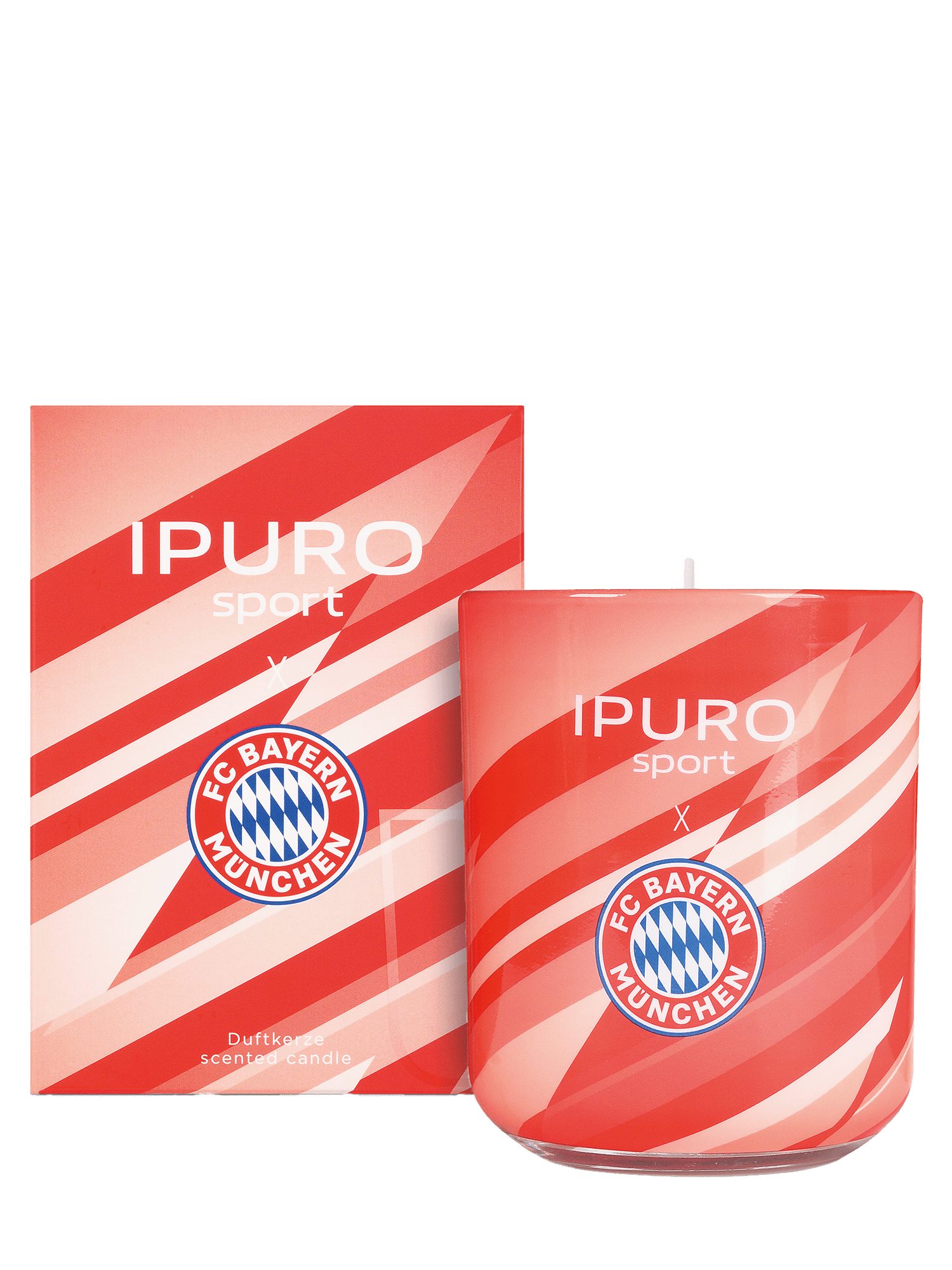 IPURO Duftkerze FC Bayern München I Duftkerze I Rot