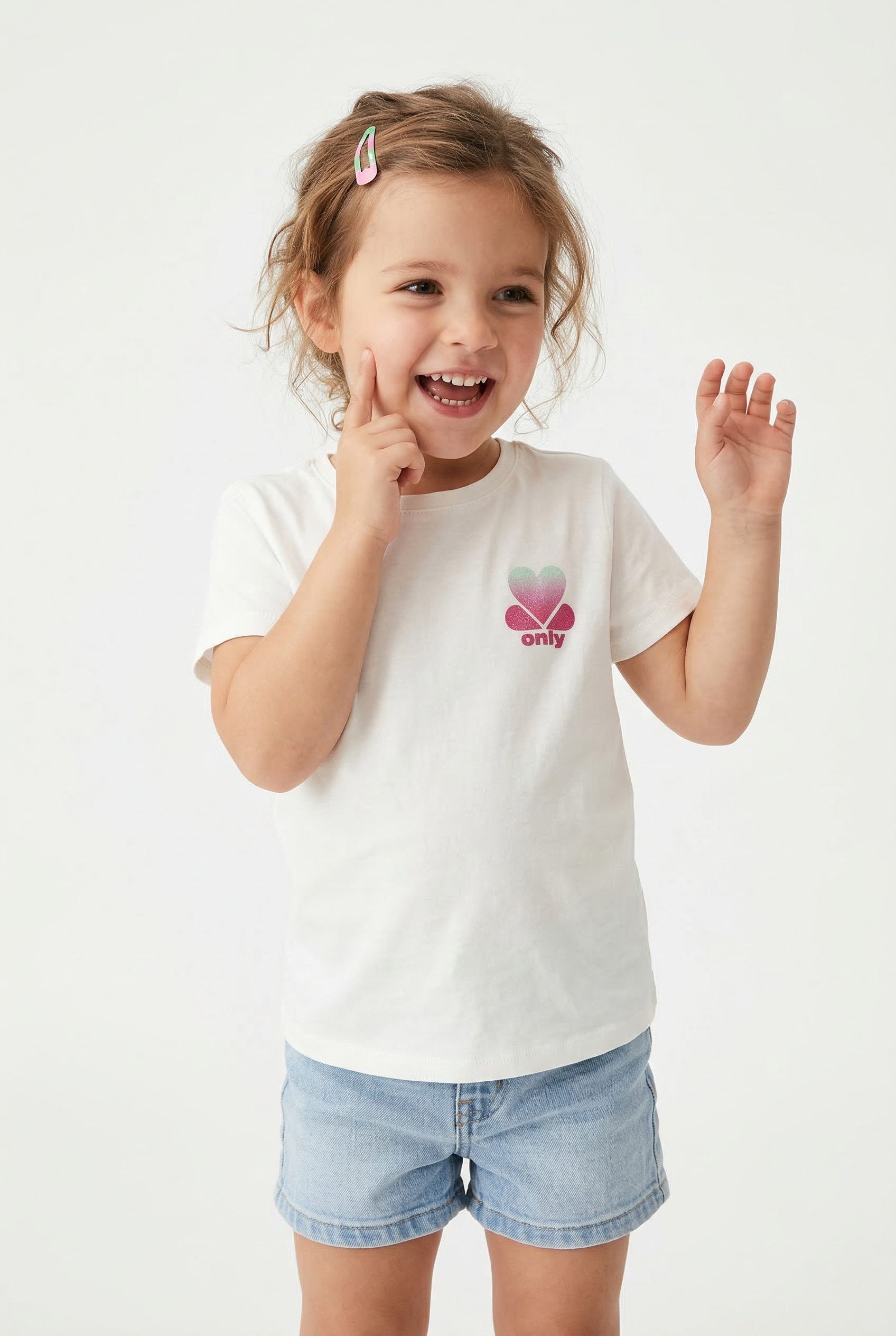 KIDS ONLY T-Shirt KOGNANA LIFE S/S TOP FR ZA JRS Baumwolle, regular fit