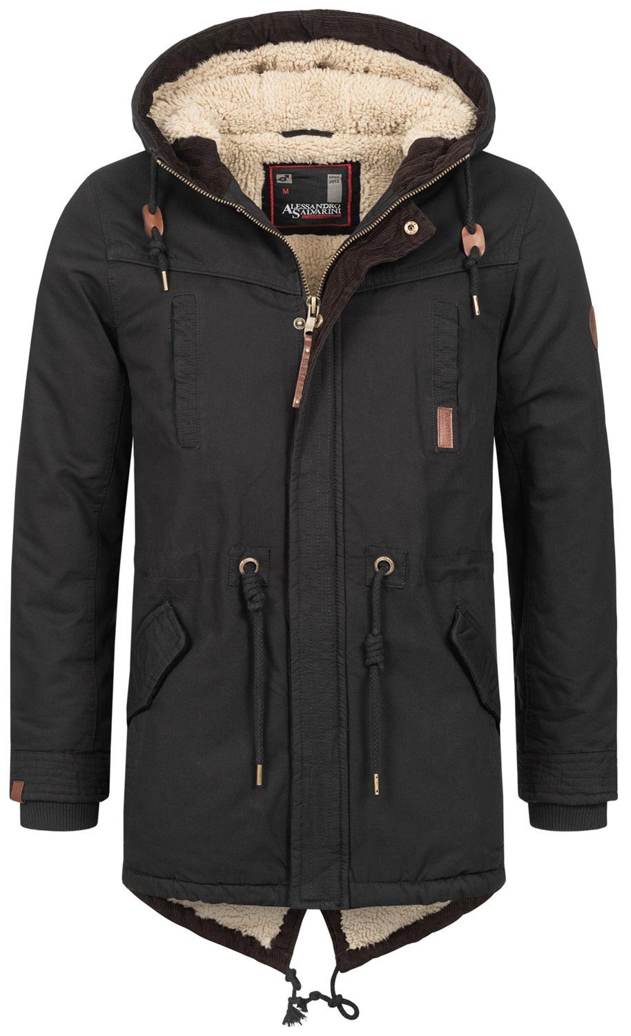 Alessandro Salvarini Winterjacke ASMenara mit warmem Teddyfell