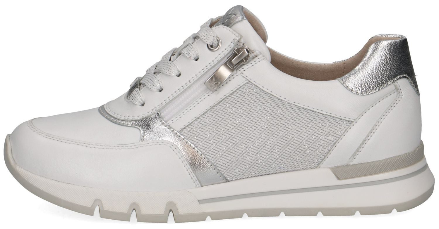 Caprice Caprice 23725 Lace-up shoe wide White/Silver Sneaker