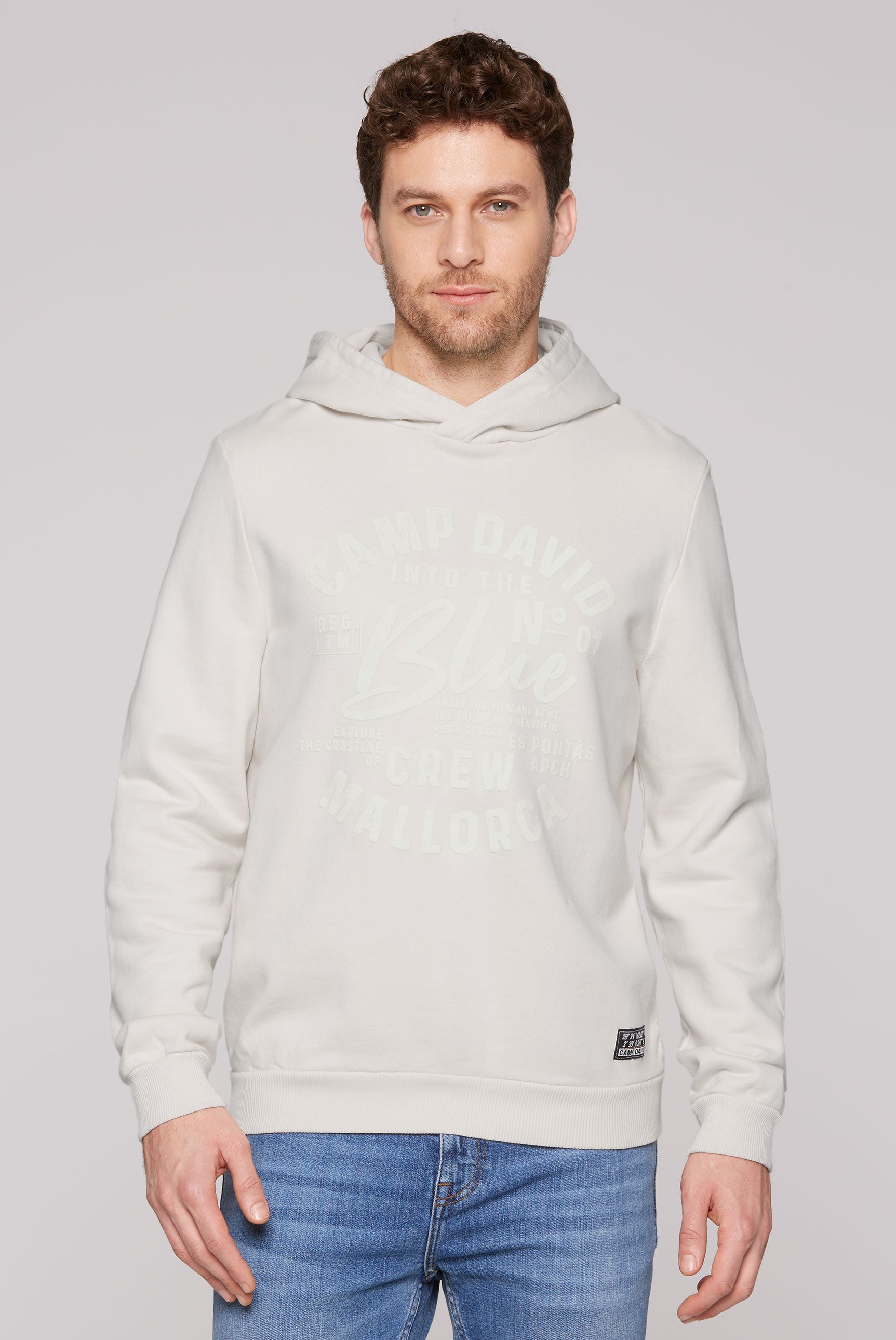 CAMP DAVID Hoodie mit Mallorca Print günstig online kaufen