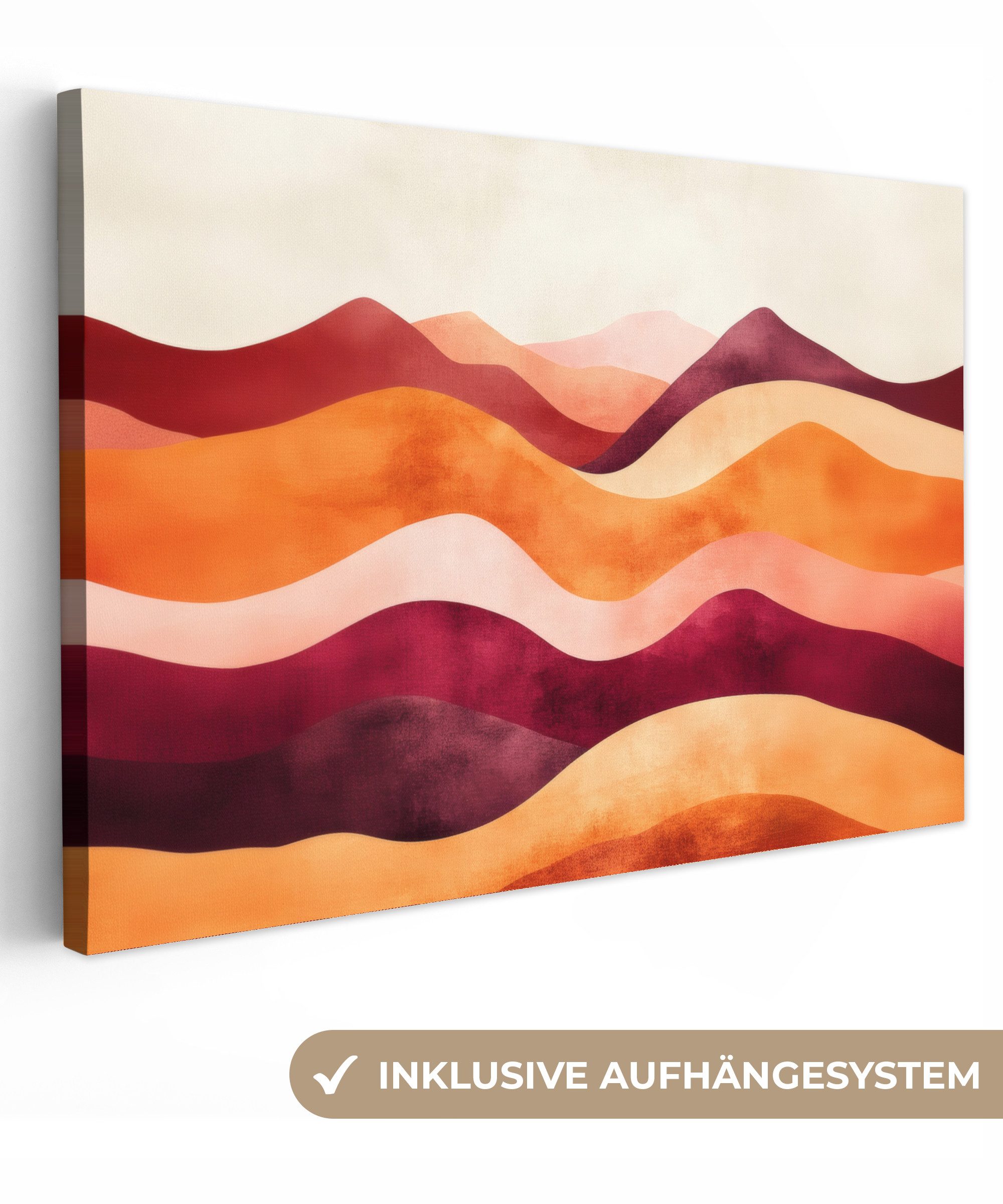 OneMillionCanvasses® Leinwandbild Abstrakt - Landschaft - günstig online kaufen