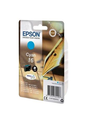 EPSON »T1622 16 Original Cyan C13T1622...