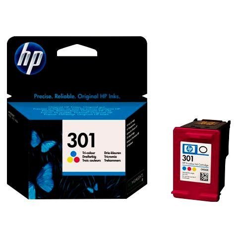 Image of HP 301 (CH562EE) Original Druckerpatrone C/M/G Kompatibilität: HP Deskjet 2000er Serie