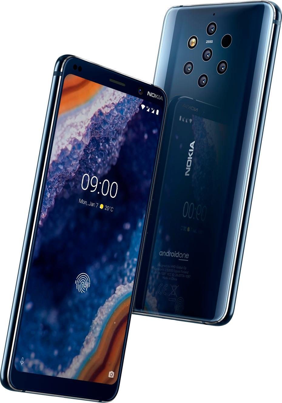 Nokia 9 PureView - Dual SIM Smartphone (15,21 cm/5,99 Zoll, 128 GB Speicherplatz, 12 MP Kamera), Bild 1