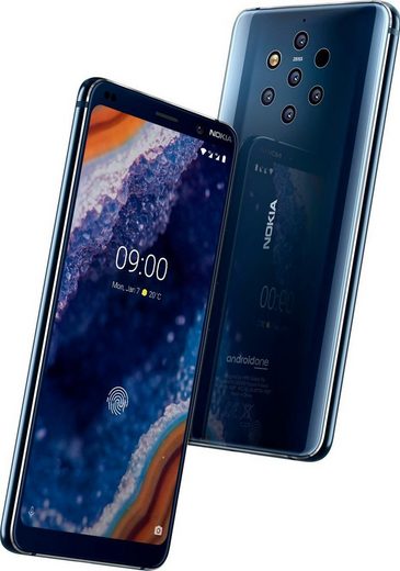 Nokia 9 PureView - Dual SIM Smartphone (15,21 cm/5,99 Zoll, 128 GB Speicherplatz, 12 MP Kamera)