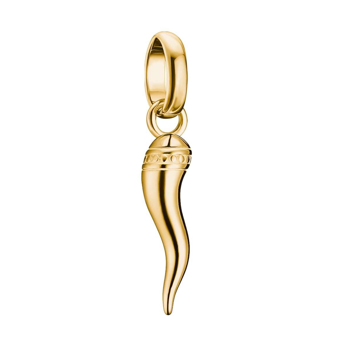 THOMAS SABO Kettenanhänger CC1328-M01-39, Anhänger Cornicello Goldfarben