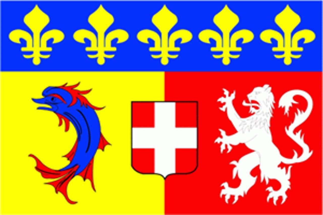 g/m² 80 Rhone-Alpes flaggenmeer Flagge