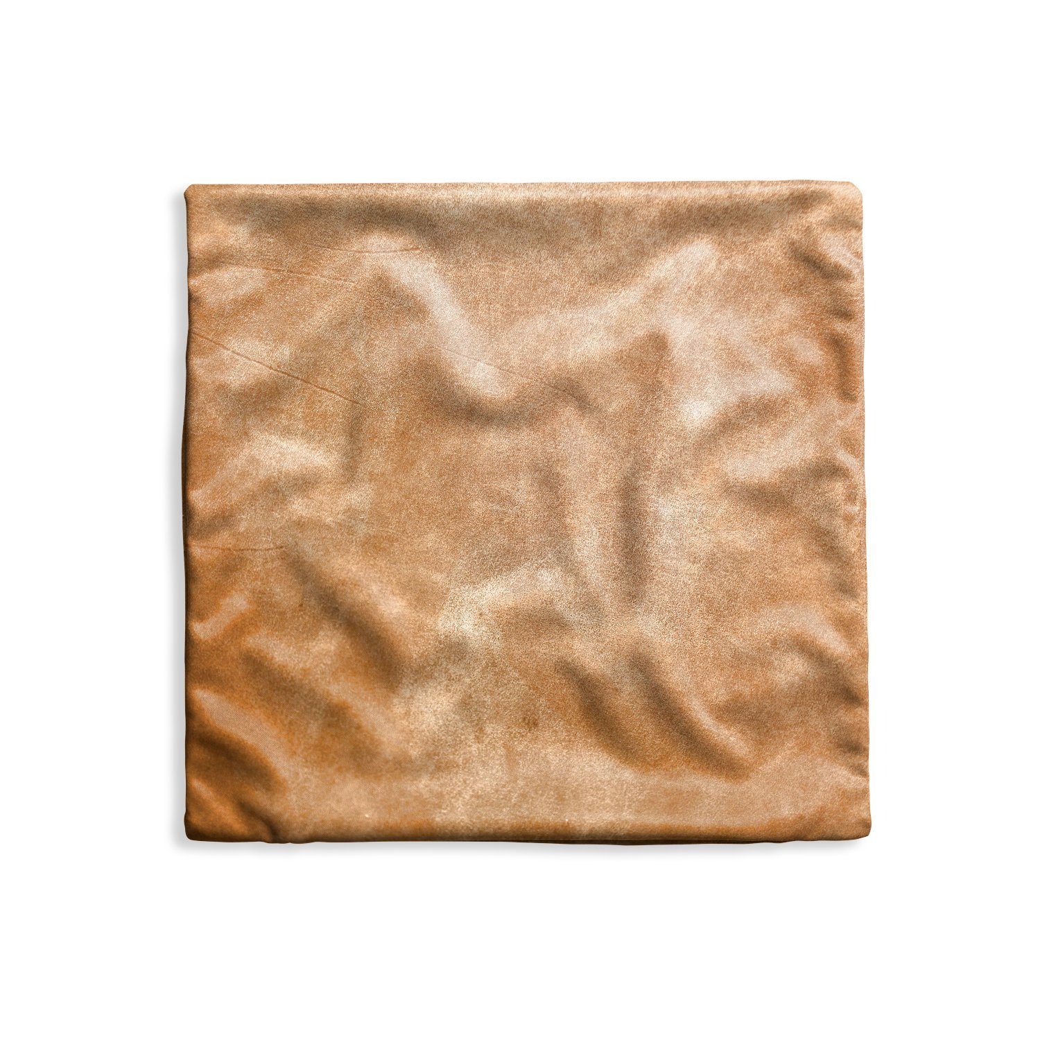 MuchoWow Dekokissen Leder - Strukturiert - Lederoptik - Braun, Kissenbezug, Sofakissen, Dekokissenbezug ohne Füllung, 45x45 cm