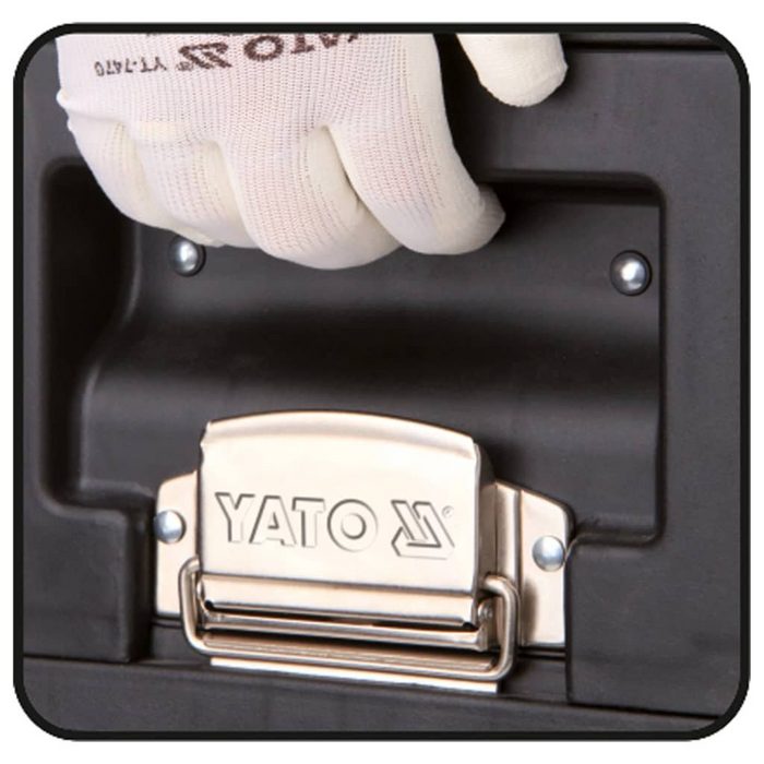 Yato Werkzeugbox Werkzeugkasten mit 2 Schubladen 49 5x25 2x18 cm ZP8424