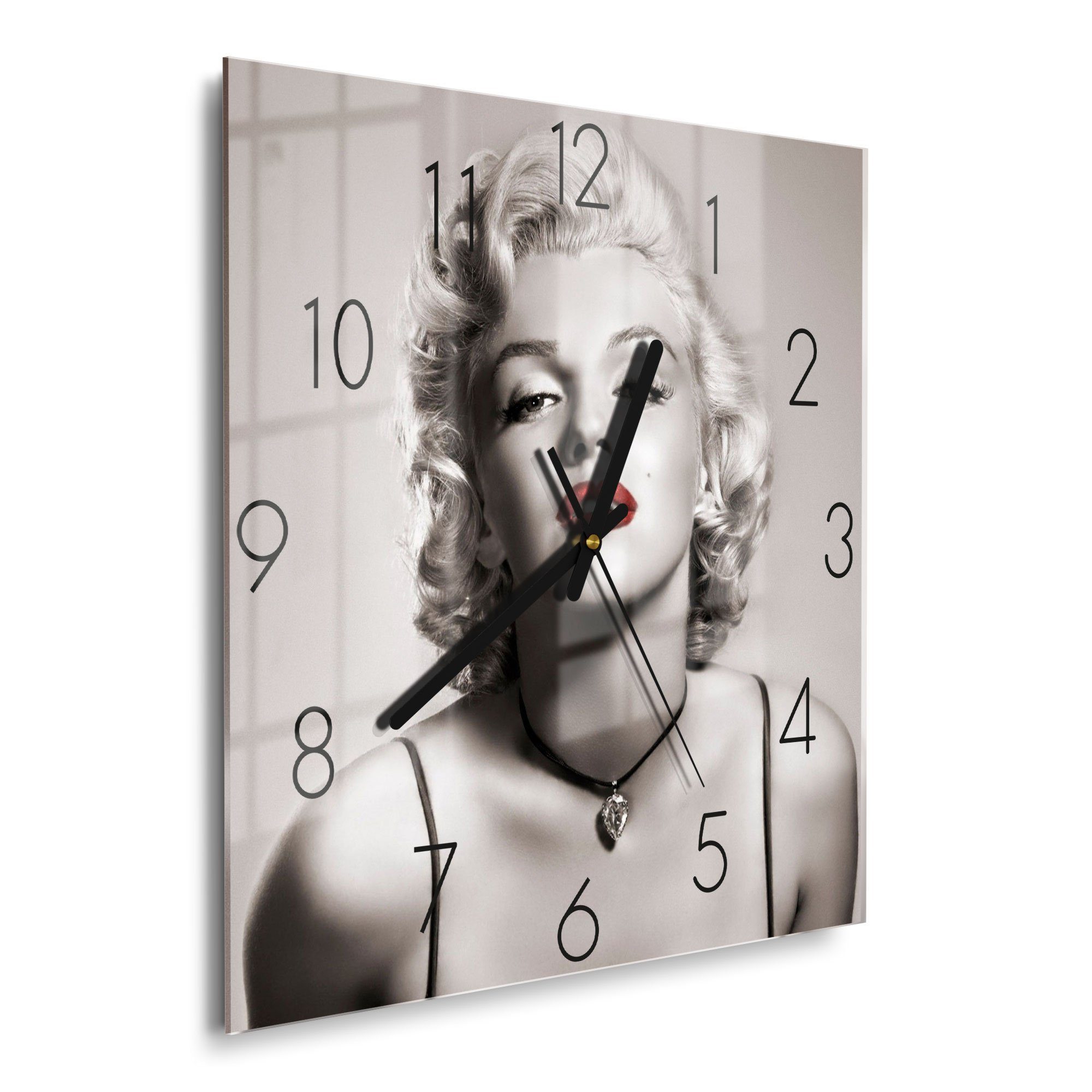 DEQORI Wanduhr 'Elegante Marilyn Monroe' (Glas günstig online kaufen