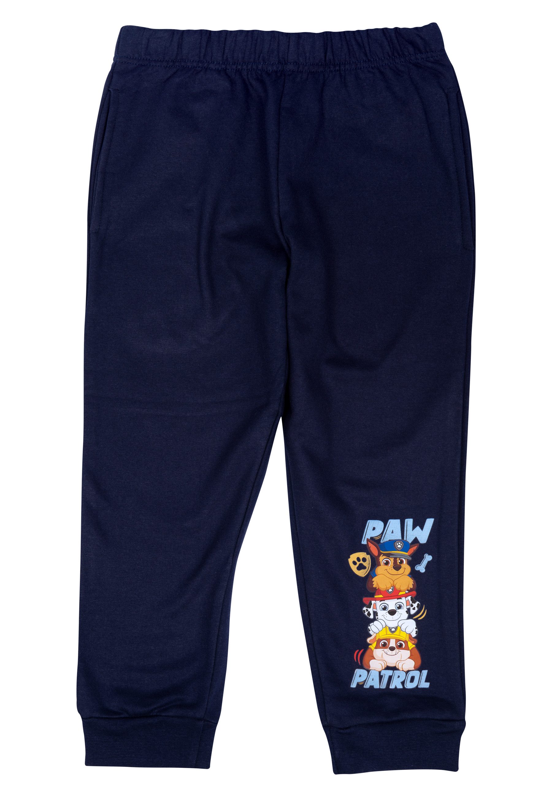 United Labels® Jogginghose Paw Patrol Jogginghose für Jungen Trainingshose Sweathose Hose Blau