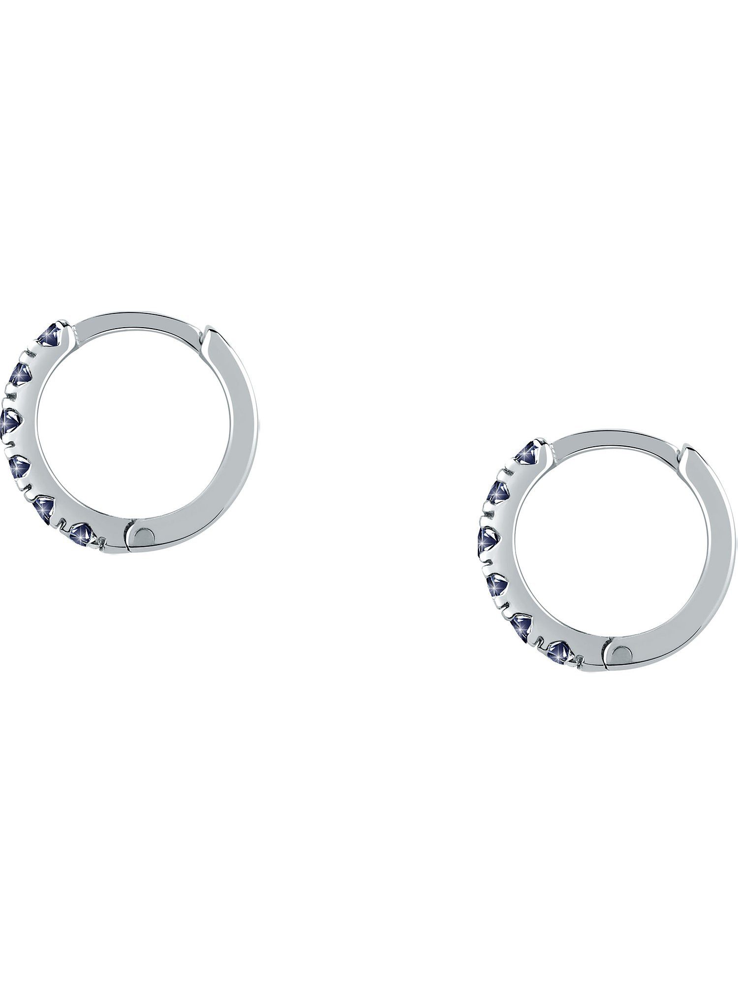 FAVS Paar Creolen FAVS Damen-Creolen 375er Weißgold Zirkonia (Paar) günstig online kaufen