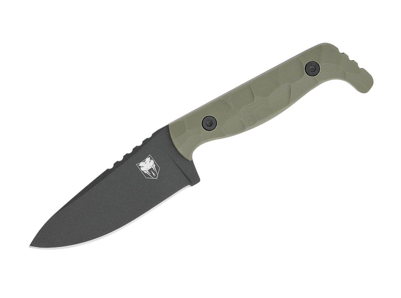 Böker Plus Universalmesser CobraTec Kingpin G10 OD Green feststehendes Messer mit Kydexscheide | Taschenmesser