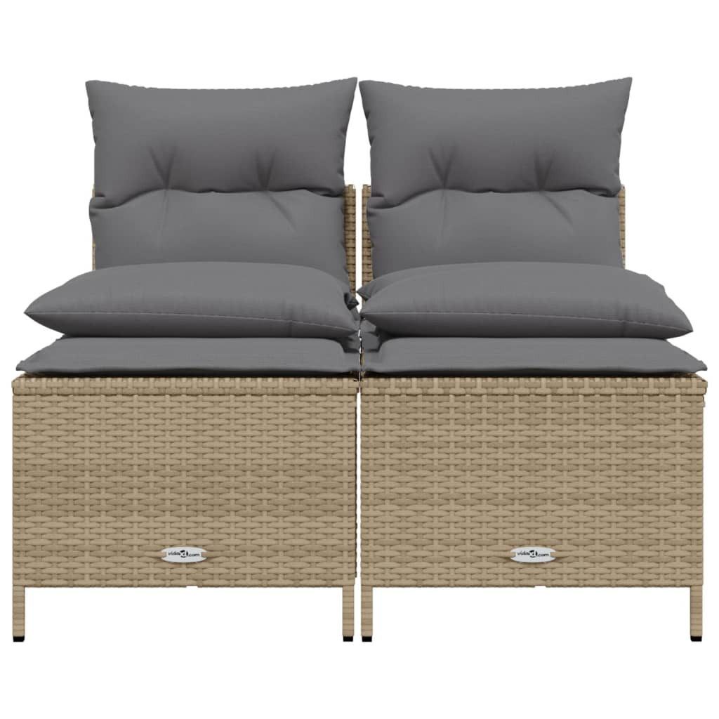 vidaXL Gartenlounge-Set 4-tlg. Garten-Sofagarnitur mit Kissen günstig online kaufen