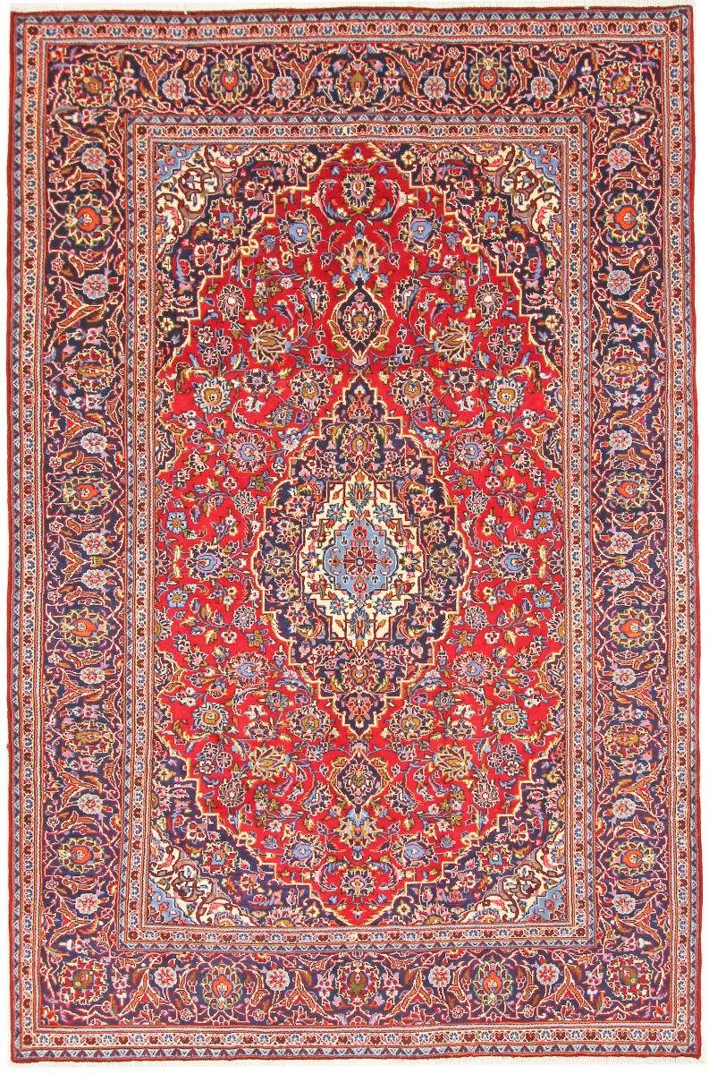 Orientteppich Keshan 199x304 Handgeknüpfter Orientteppich / Perserteppich, Nain Trading, rechteckig, Höhe: 12 mm