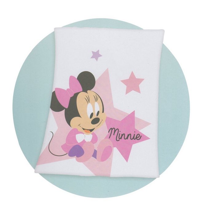 Babydecke Disney Baby Disney Babydecke Minnie Mouse Flauschdecke Kuscheldecke Krabbel Decke Tagesdecke