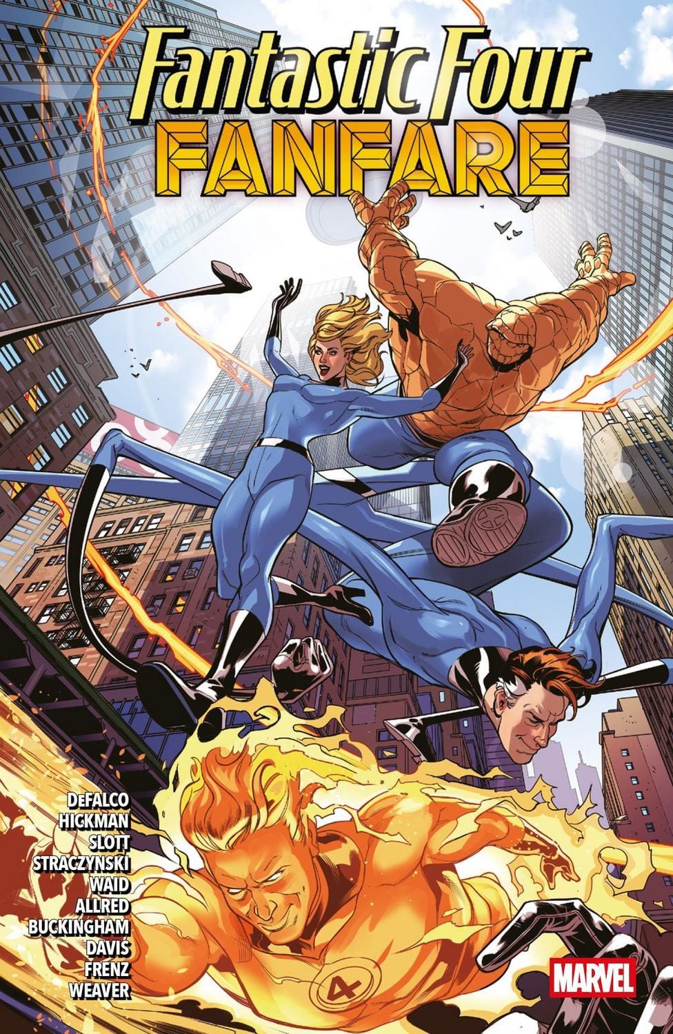 Comic Fantastic Four: Fanfare Jonathan Hickman, Alan Davis, Sara Pichelli, Mark Buckingham, Ron Frenz