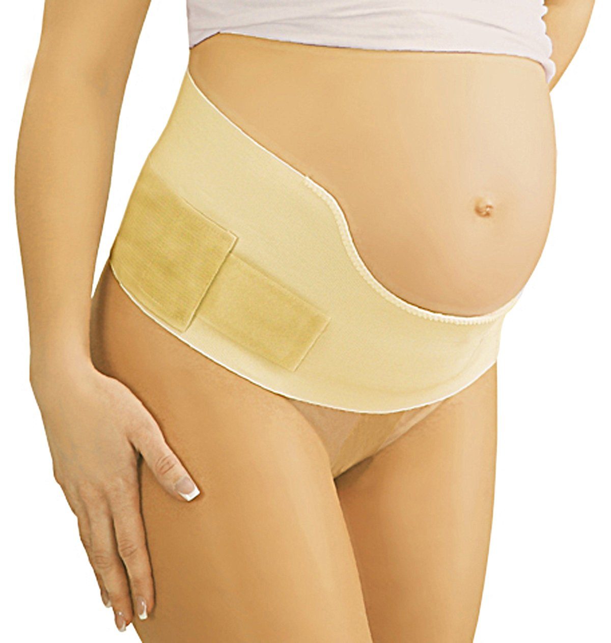 Tonus Elast Schwangerschaftsgürtel Schwangerschafts-Gurt Umstands-Gürtel Umstand Bauch Stütze Gerda9806 Mit Klettverschluss beige