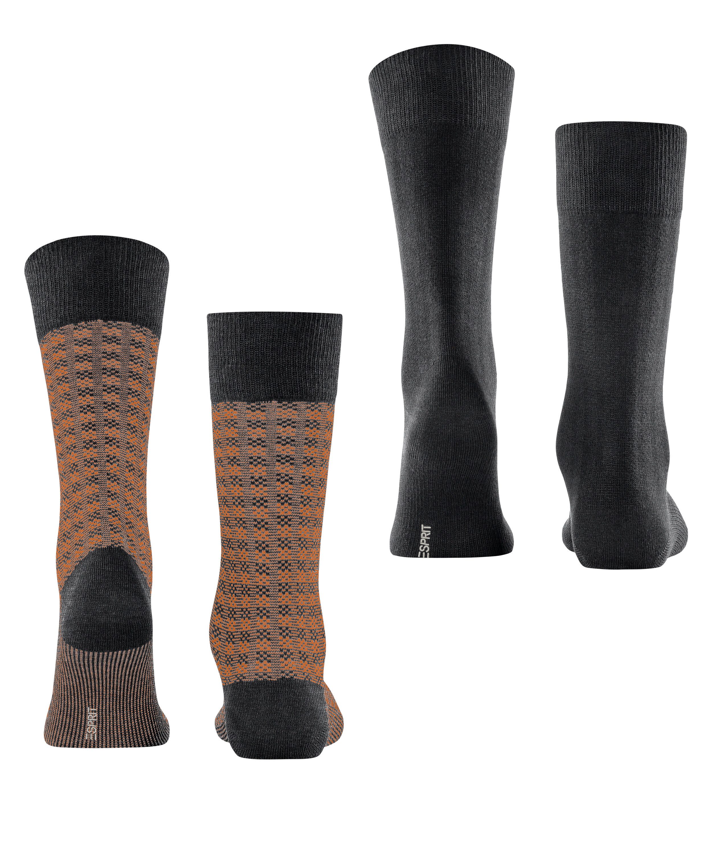 Esprit Houndstooth 2-Pack Socken (2-Paar)
