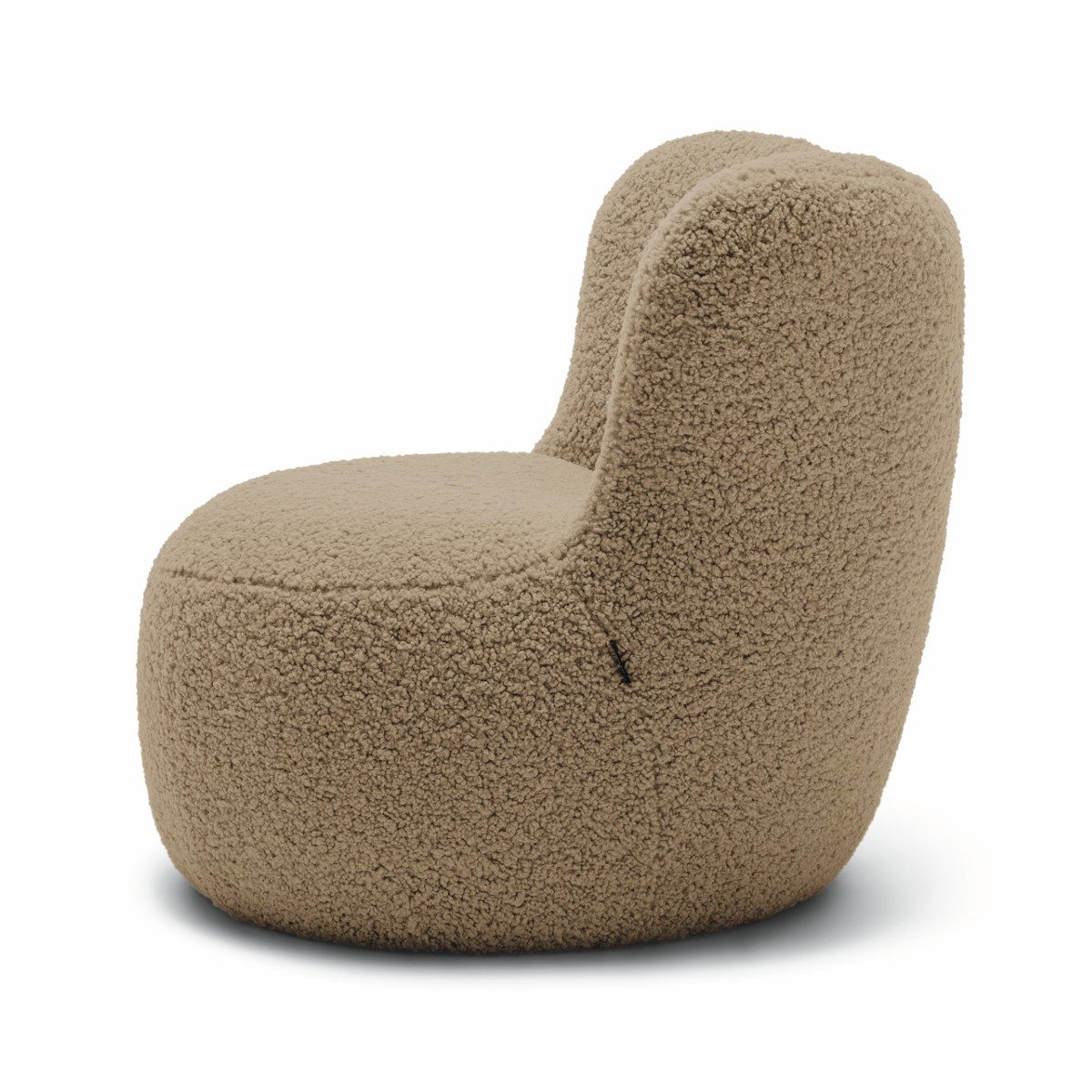freistil ROLF BENZ Cocktailsessel freistil 173, Cozy-Edition Teddy- oder Schäfchenstoff, Bouclé, verschiedene Farben
