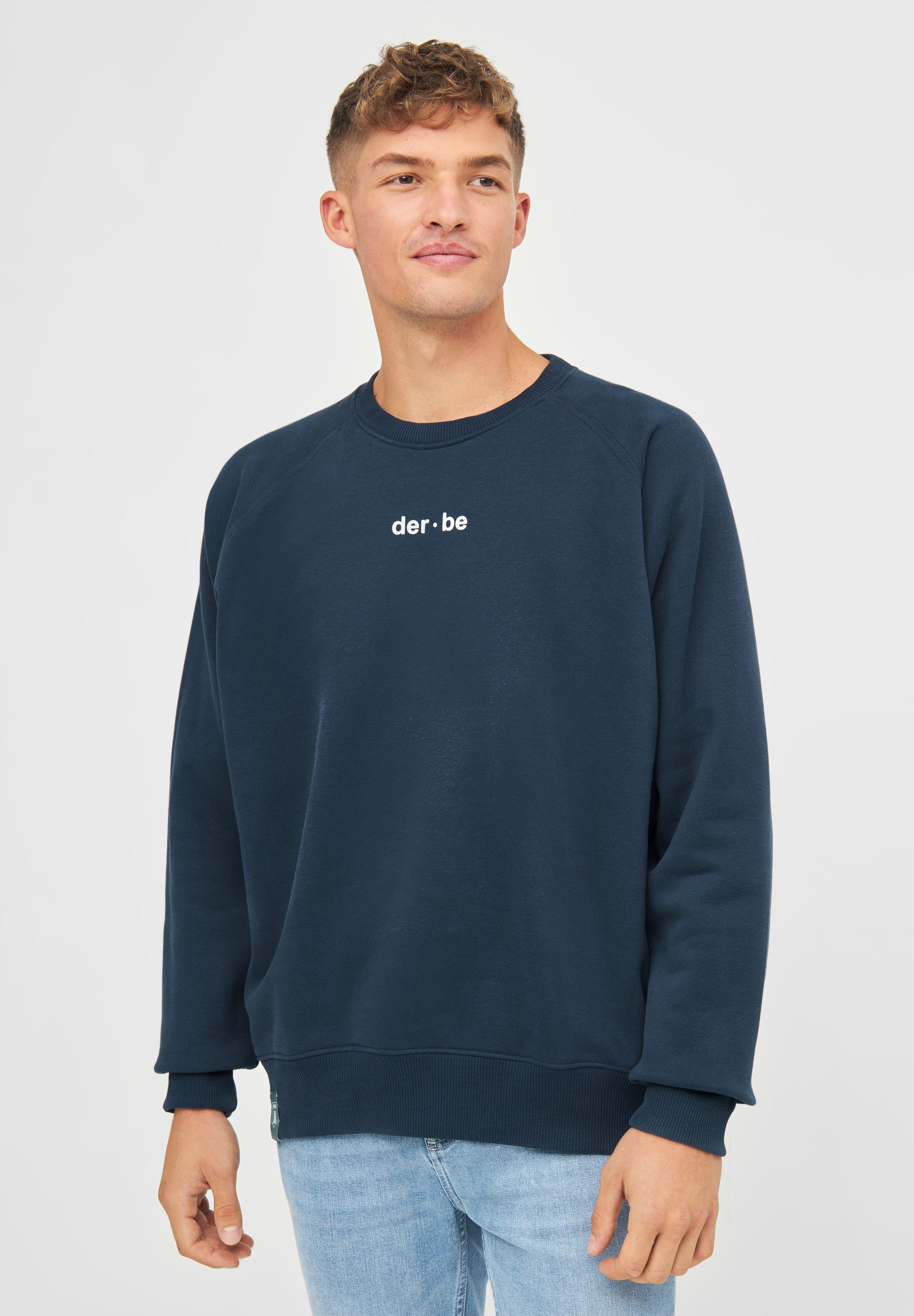 Derbe Sweatshirt Derbe Bedeutung Rückenprint, Nachhaltig, Organic Cotton