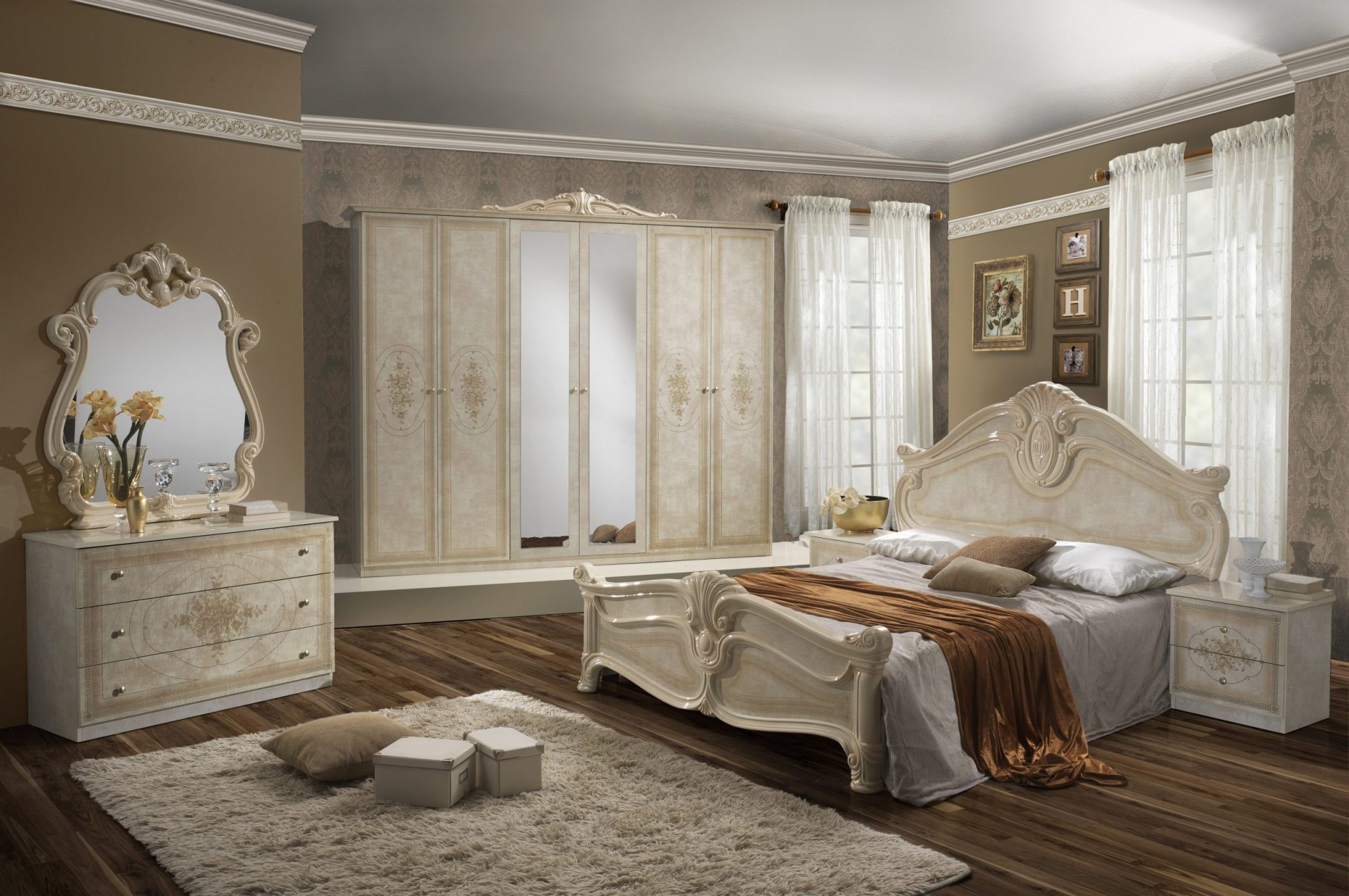 Interdesign24 Schlafzimmer-Set Alba, (im klassischen Barock günstig online kaufen