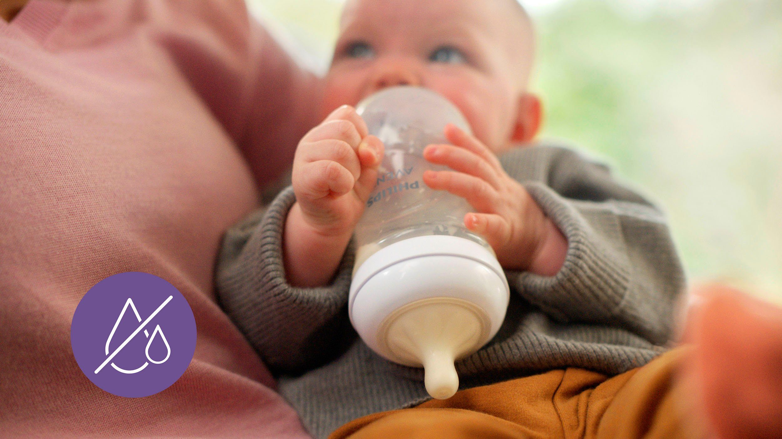Philips AVENT ultra Flaschen, SCD838/11, Response Natural 4 Schnuller für soft Starter-Set Babyflasche Neugeborene Flaschenbürste und