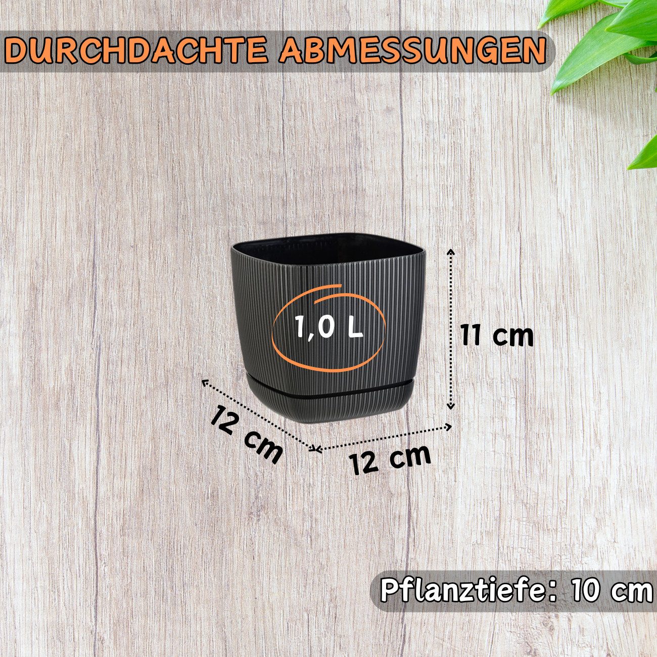 Engelland Blumentopf Pflanztopf mit Drainagesystem & günstig online kaufen