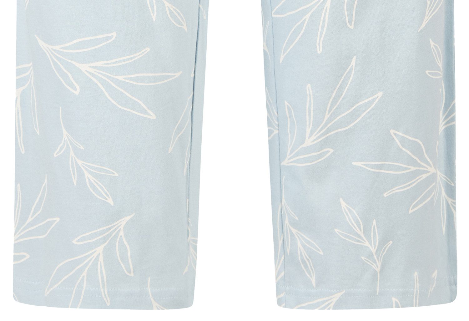 By Louise Pyjamahose Night Muse (1-tlg., 1-teilig) Damen Caprihose Schlafhose Pyjamahose Baumwolle