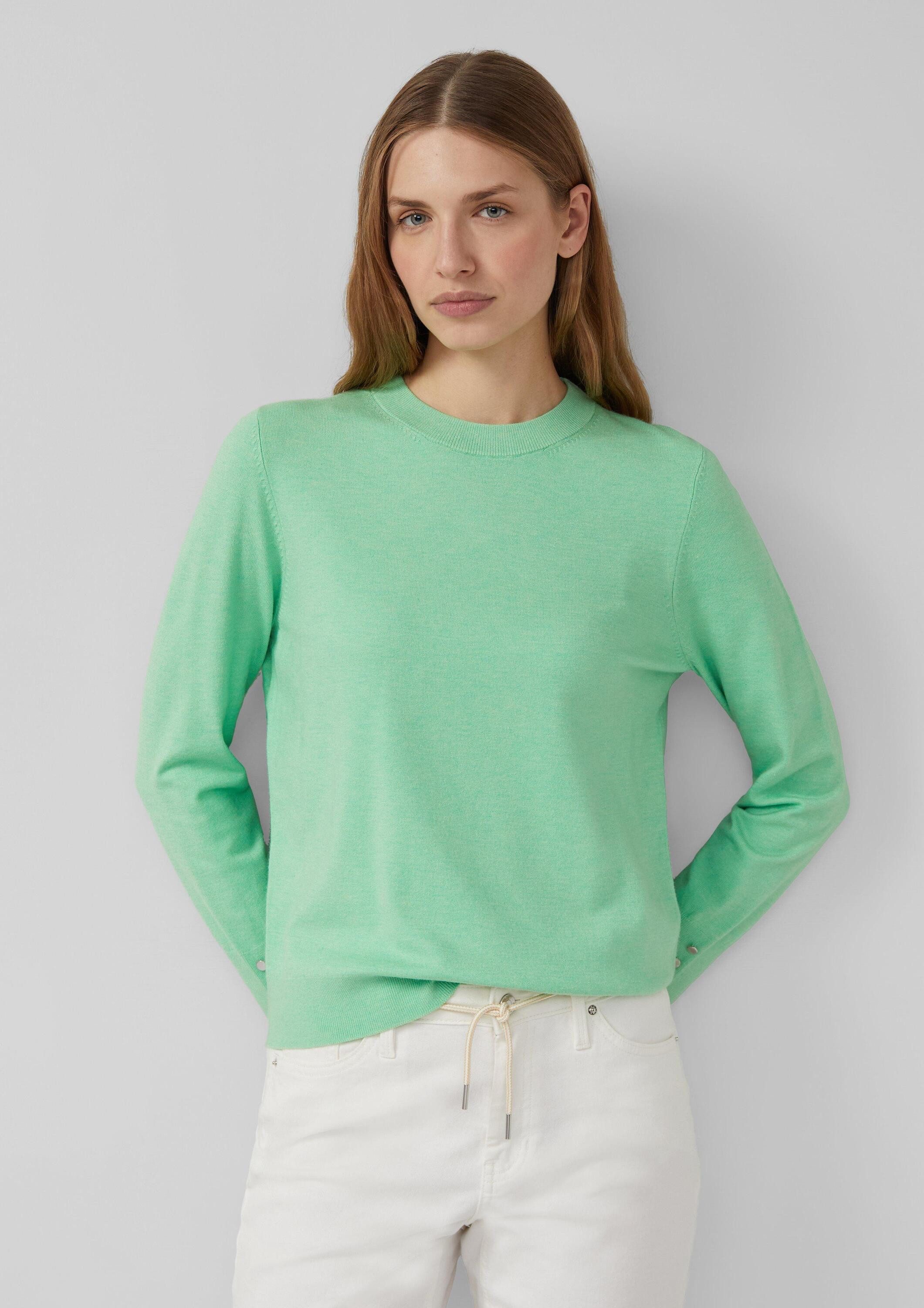 s.Oliver Longpullover Strickpullover Feinstrickpullover aus Viskosemix mit günstig online kaufen