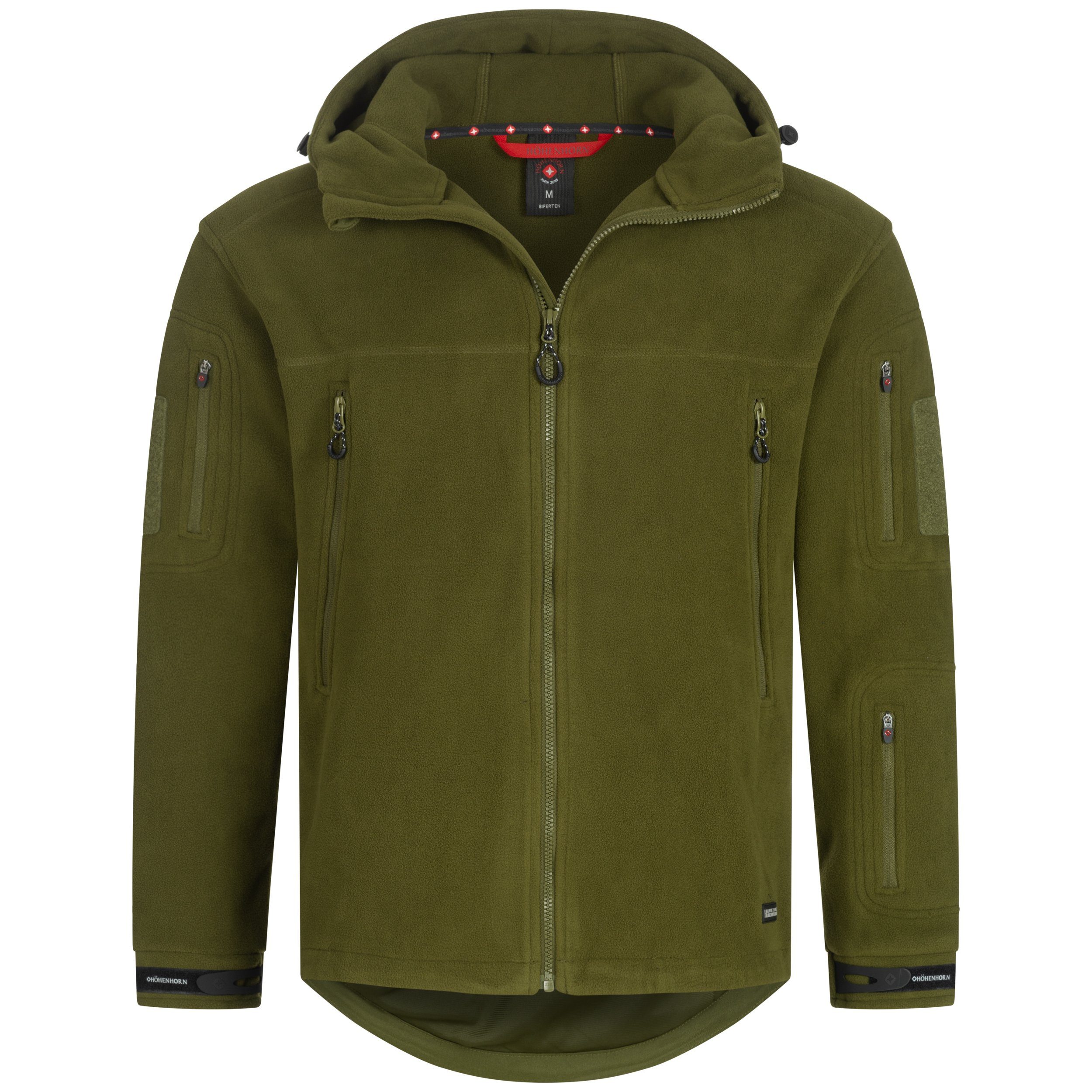 Fleecejacke Biferten Herren Militär Fleecejacke für Männer Outdoor Winddicht