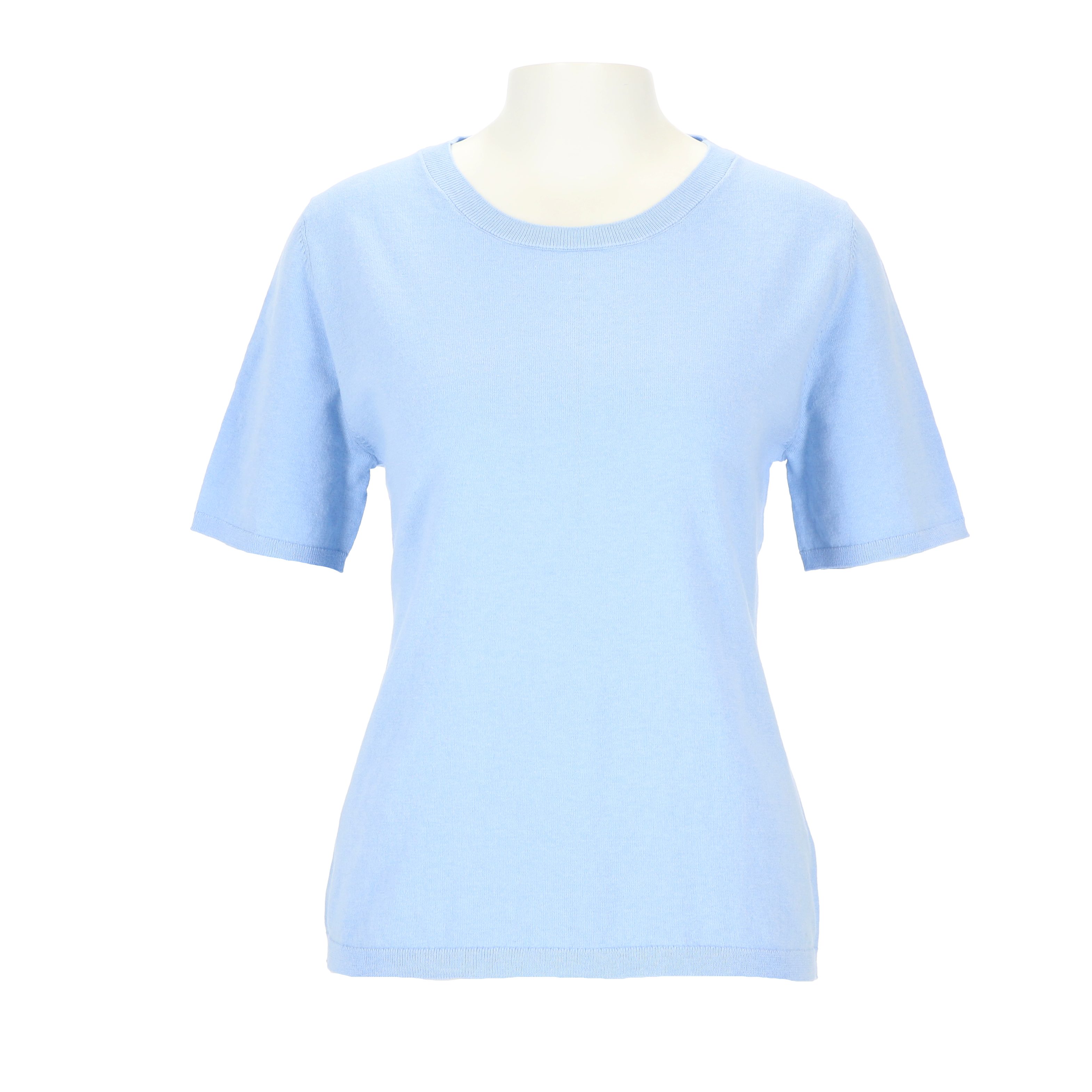 halsüberkopf Accessoires Kurzarmshirt Feinstrick-Shirt Baumwolle-Kaschmir-M günstig online kaufen