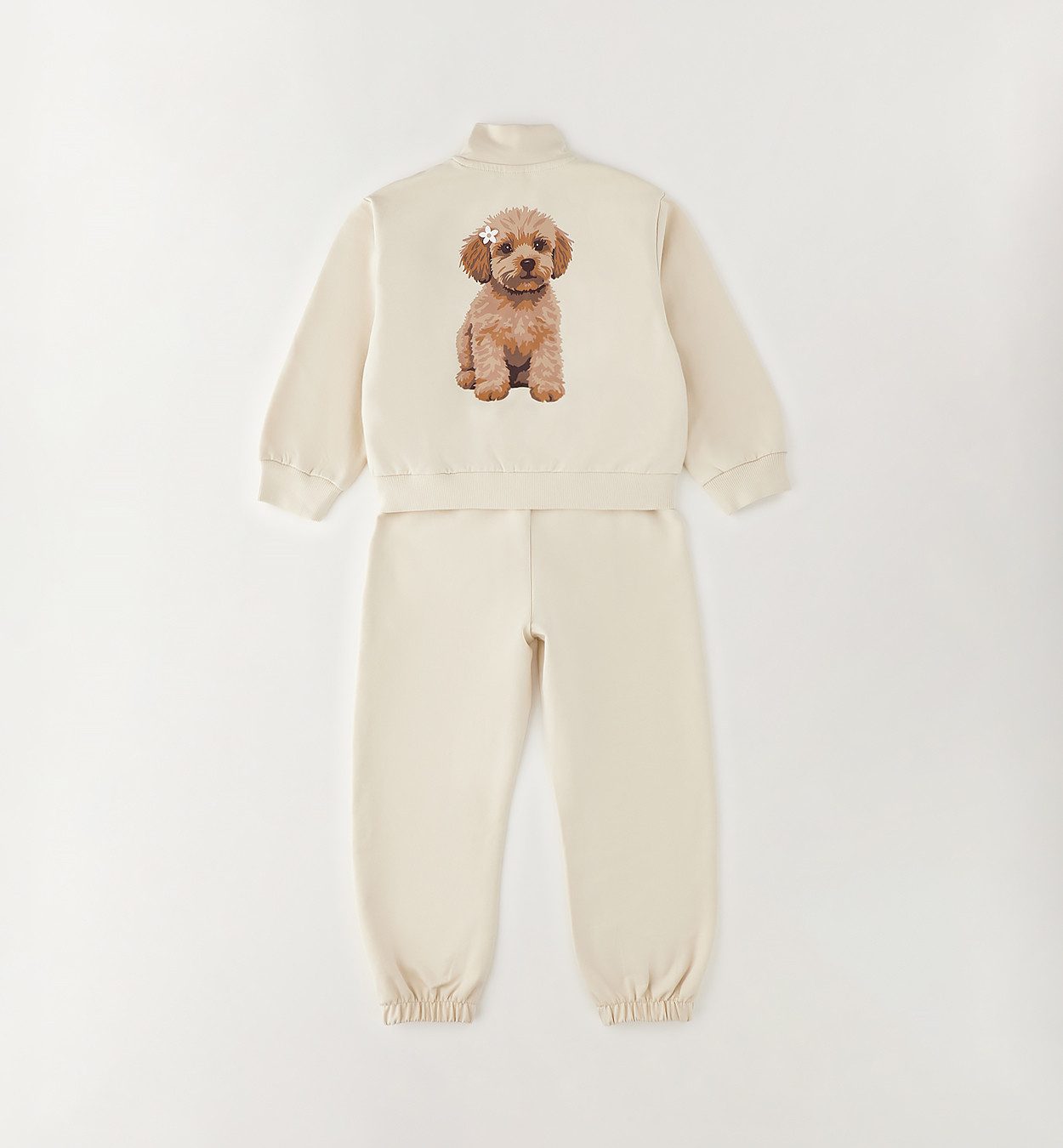 iDO Fleeceoverall BABY GIRL TWO PIECES SET