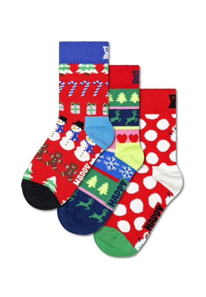 Happy Socks Socken XMAS Sweater Gift Set, Mit Bündchen für besseren Halt