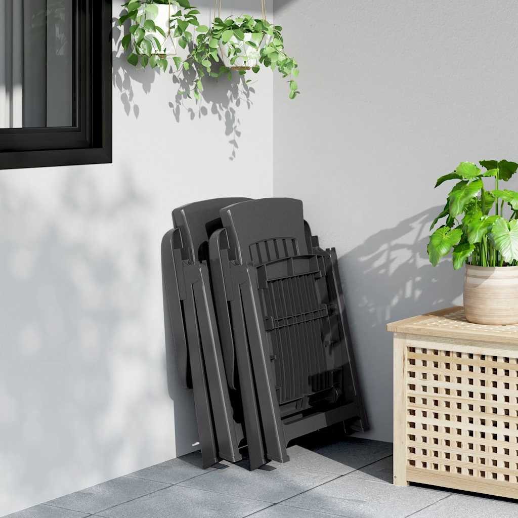 vidaXL Gartenstuhl Gartenstühle 2 Stk. Verstellbar günstig online kaufen