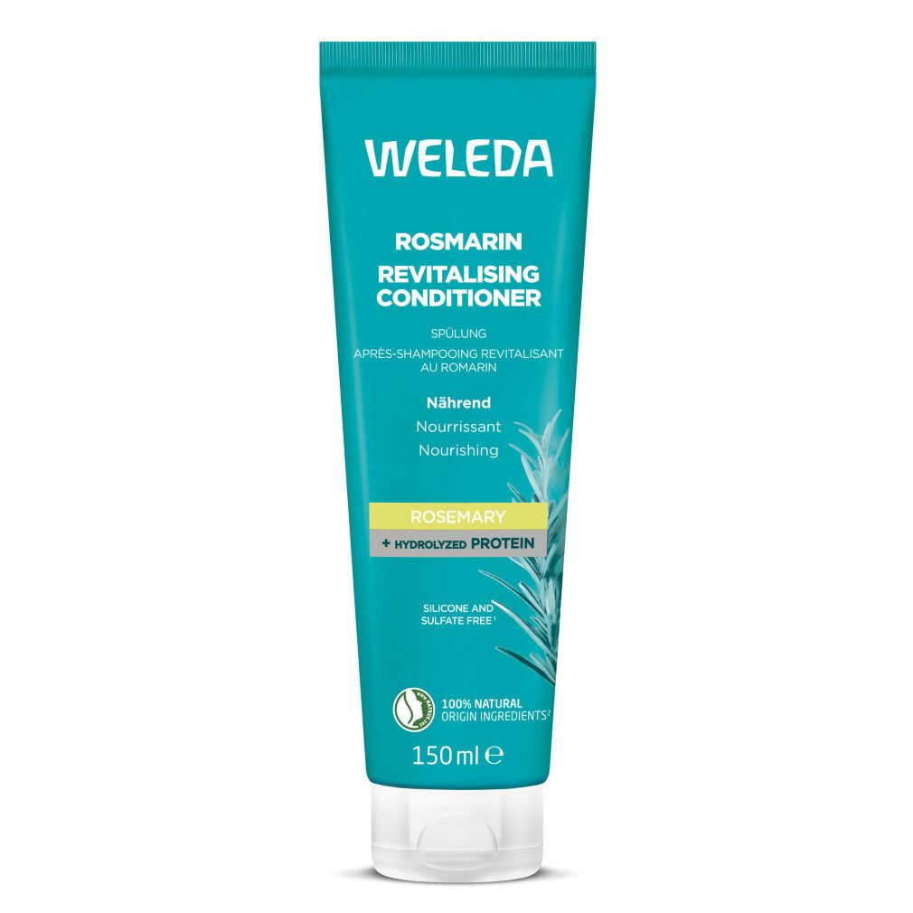 WELEDA Haarpflege-Set Rosmarin Revitalisierende Spülung, 150 ml