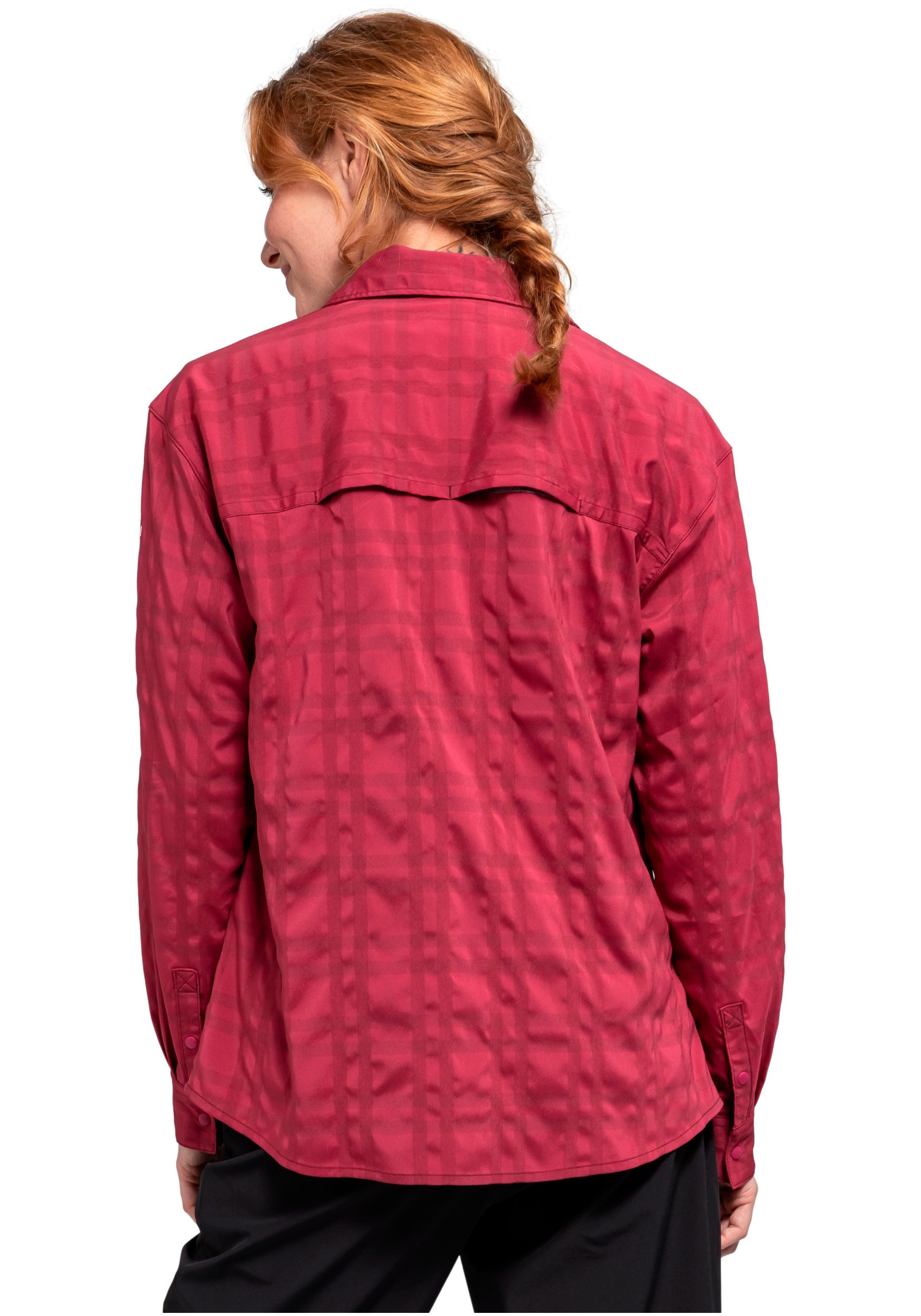 Schöffel Shirtbluse Blouse Style Jalpuh WMS für Radsport, aus Polyester, Nylon und Elasthan