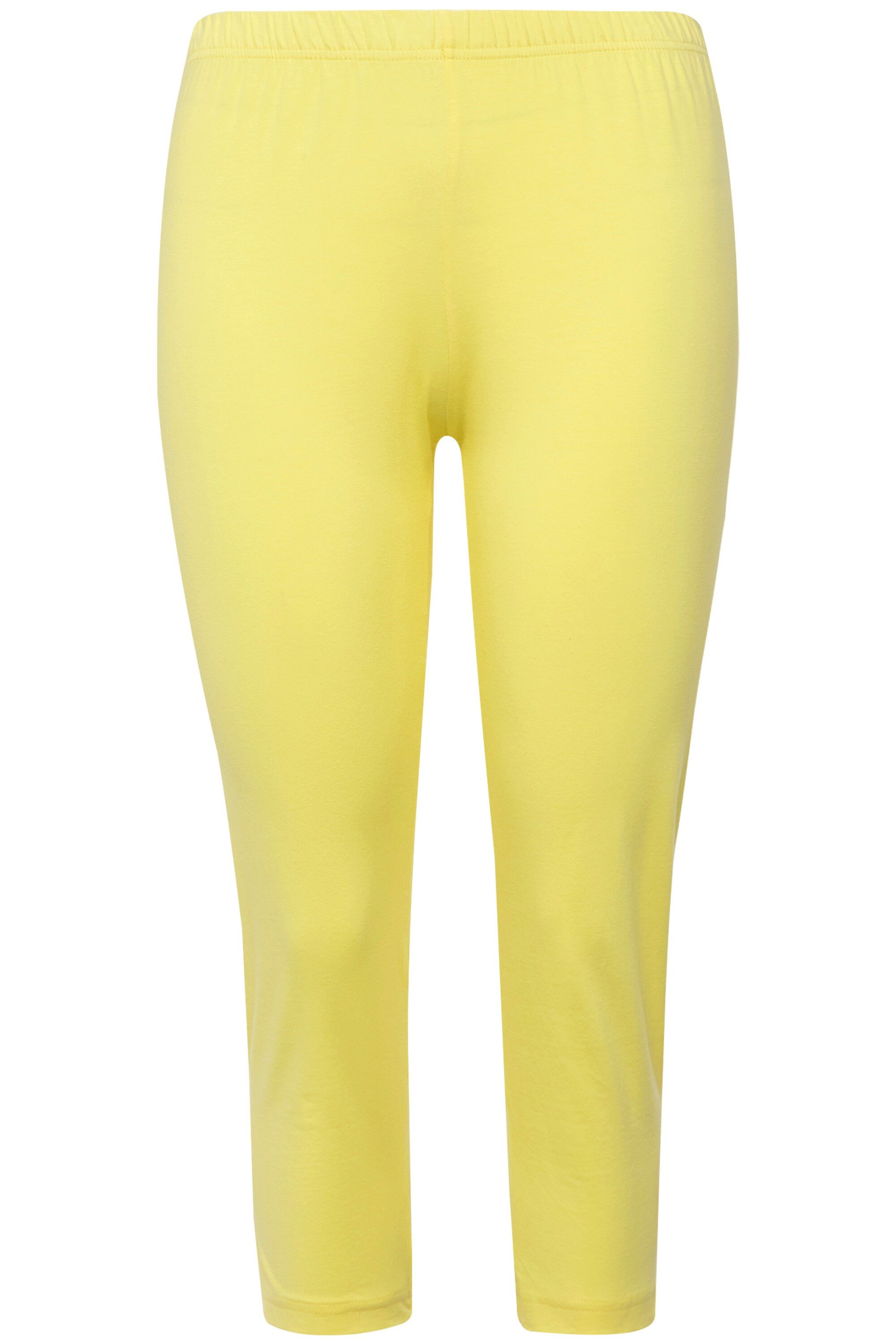 Ulla Popken Funktionshose Caprihose 7/8-Länge Elastikbund günstig online kaufen