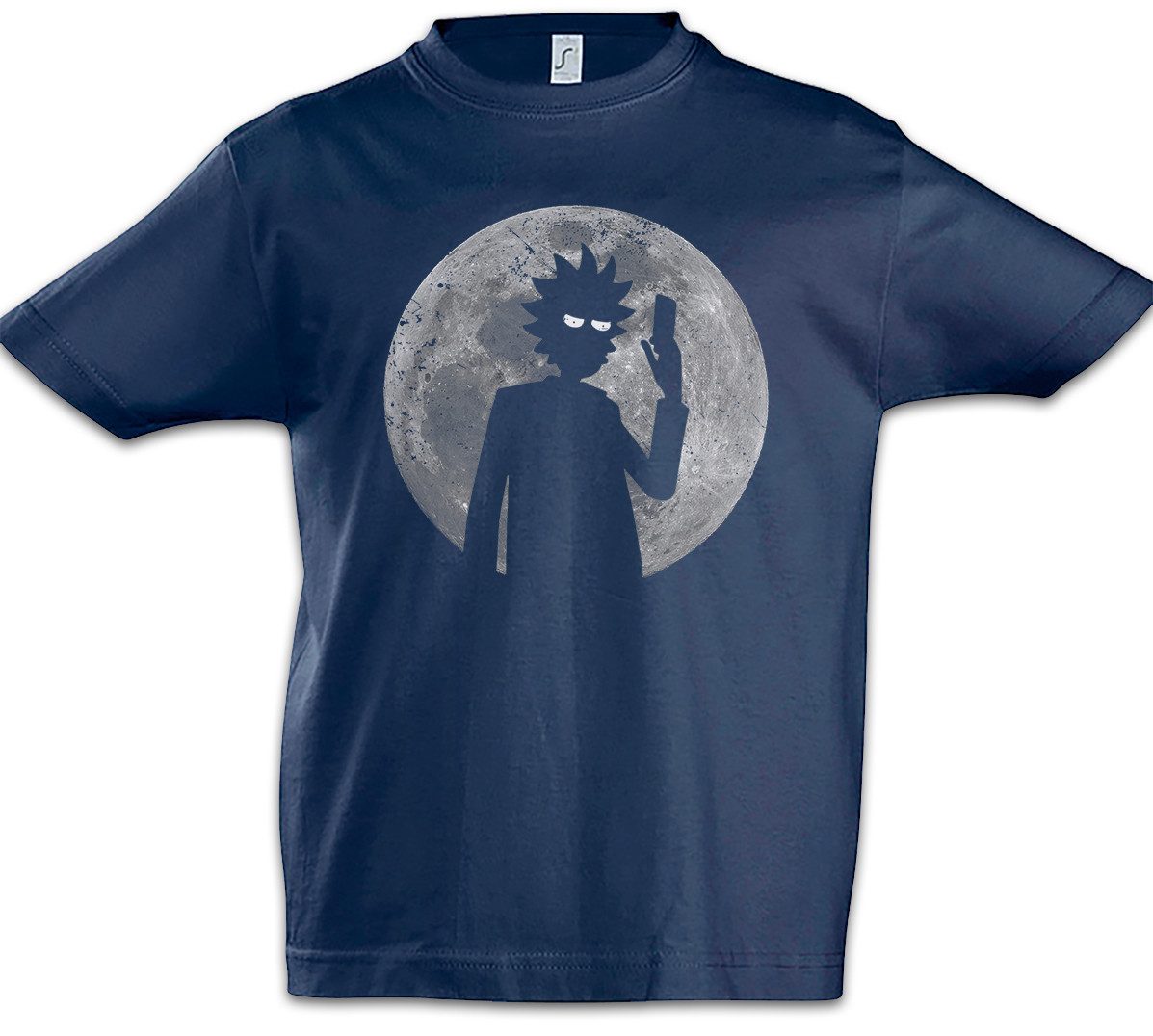 Urban Backwoods Print-Shirt Rick Moon Kinder T-Shirt Mond Rick Sanchez Beth Plumbus Morty (1-tlg) Adventures Smith Jerry TV