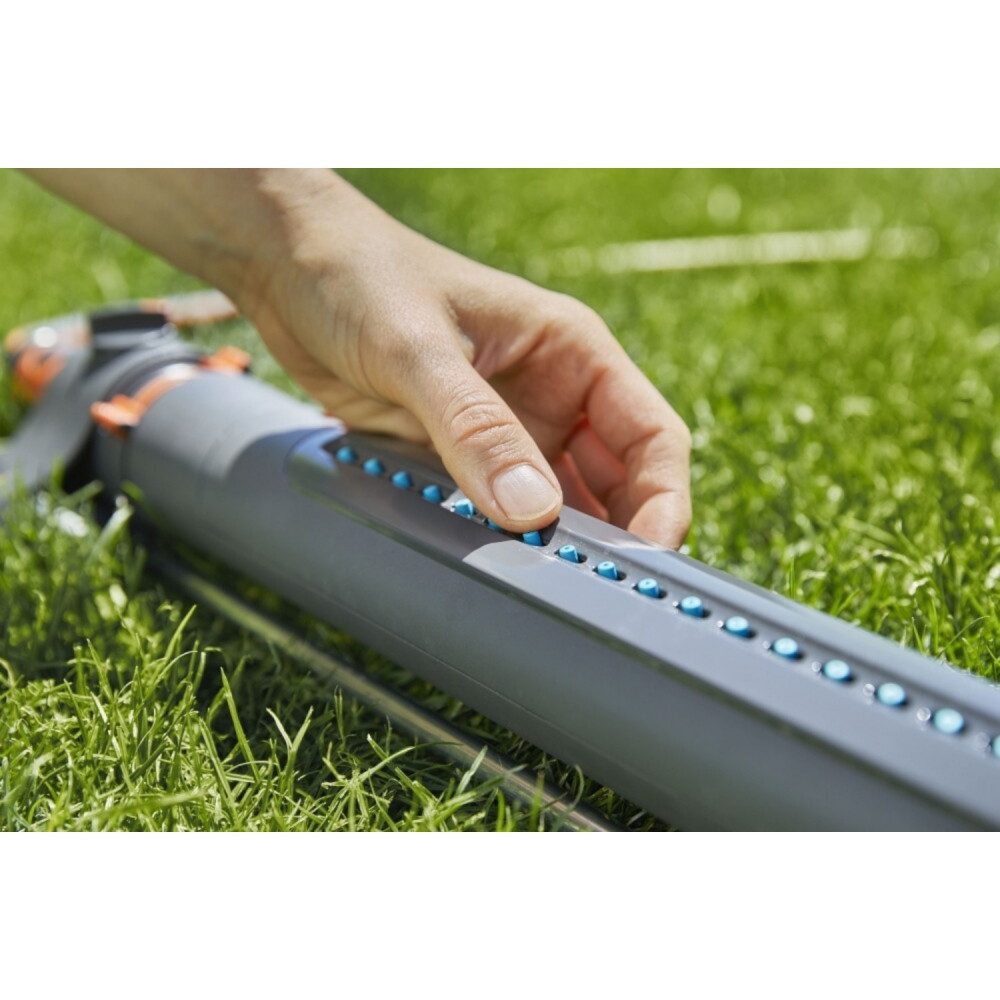 GARDENA Viereckregner 18712-20 AquaZoom M - Viereckregner - grau/orange