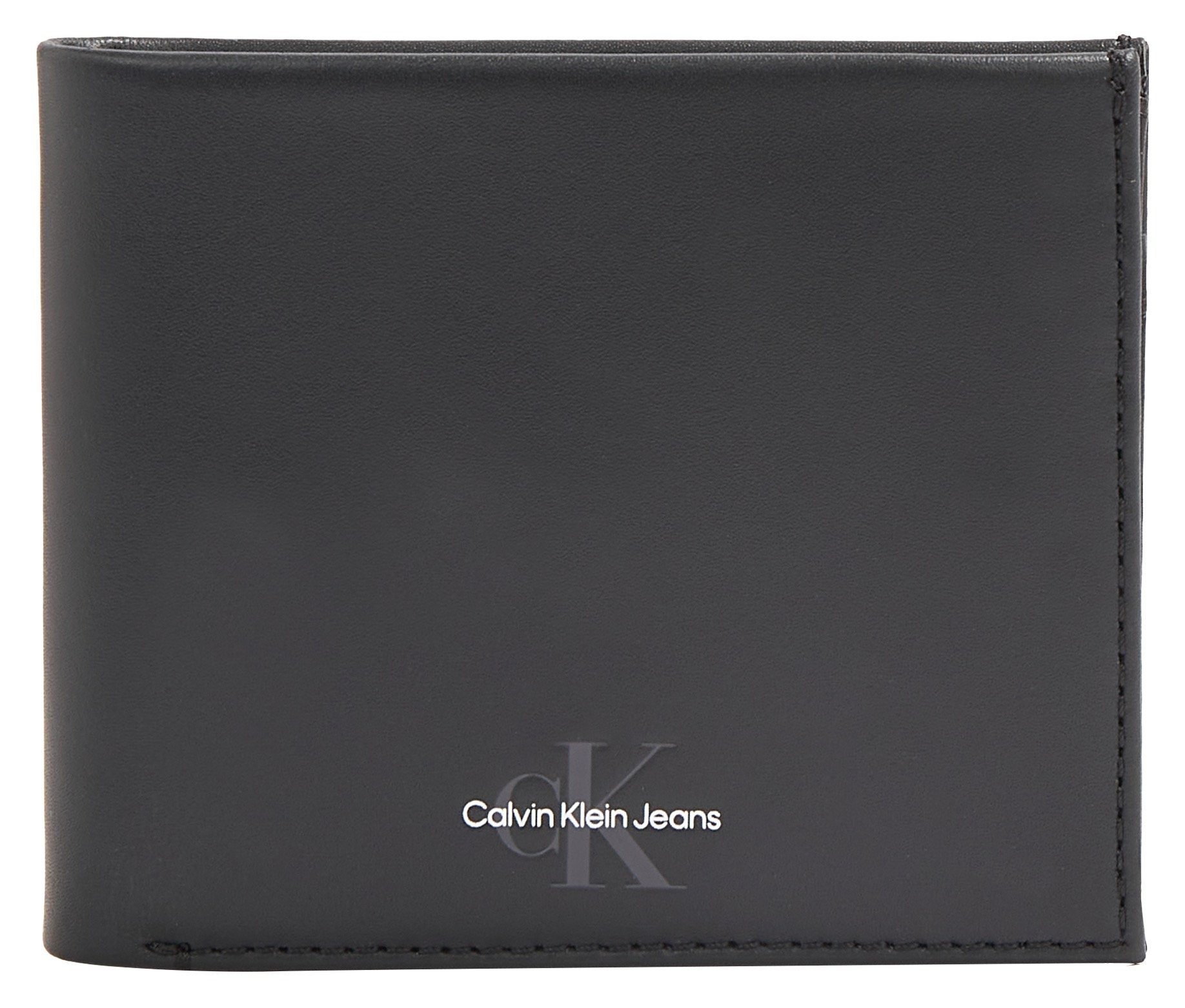 Calvin Klein Jeans Geldbörse Markenlogo großflächigem W/COIN, BIFOLD SOFT mit MONOGRAM