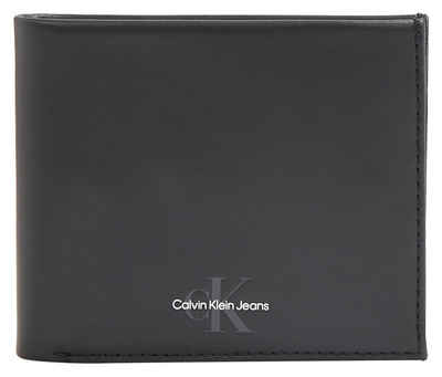 Calvin Klein Jeans Geldbörse MONOGRAM SOFT BIFOLD W/COIN, mit großflächigem Markenlogo